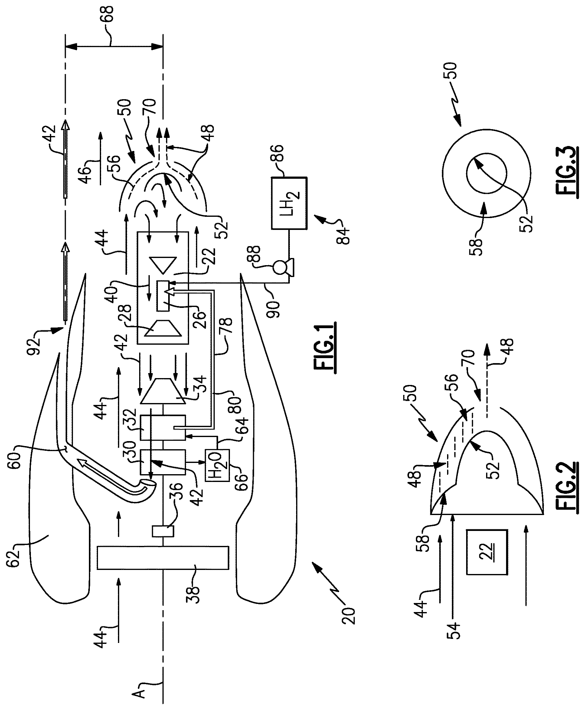 Patent US12617540 — Aft air inlet particle separator for turbine engine — Figure 1