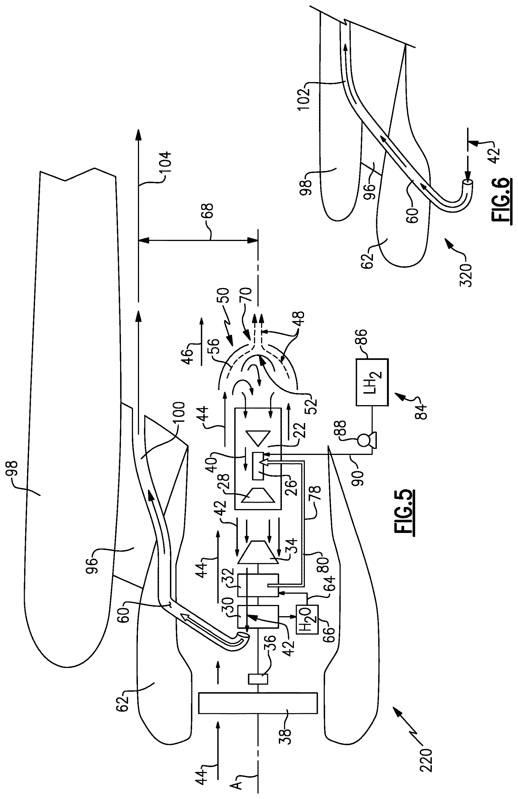 Patent US12617540 Figure 3 – Aft air inlet particle separator for turbine engine
