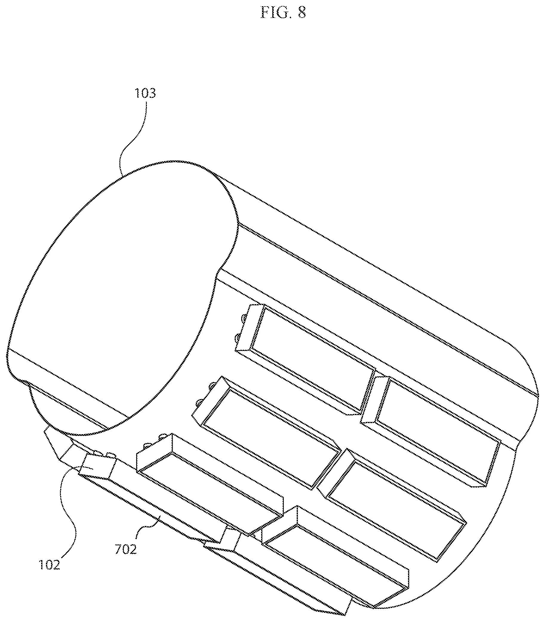 Patent US12617542 Figure 8 – Battery storage system for an aircraft