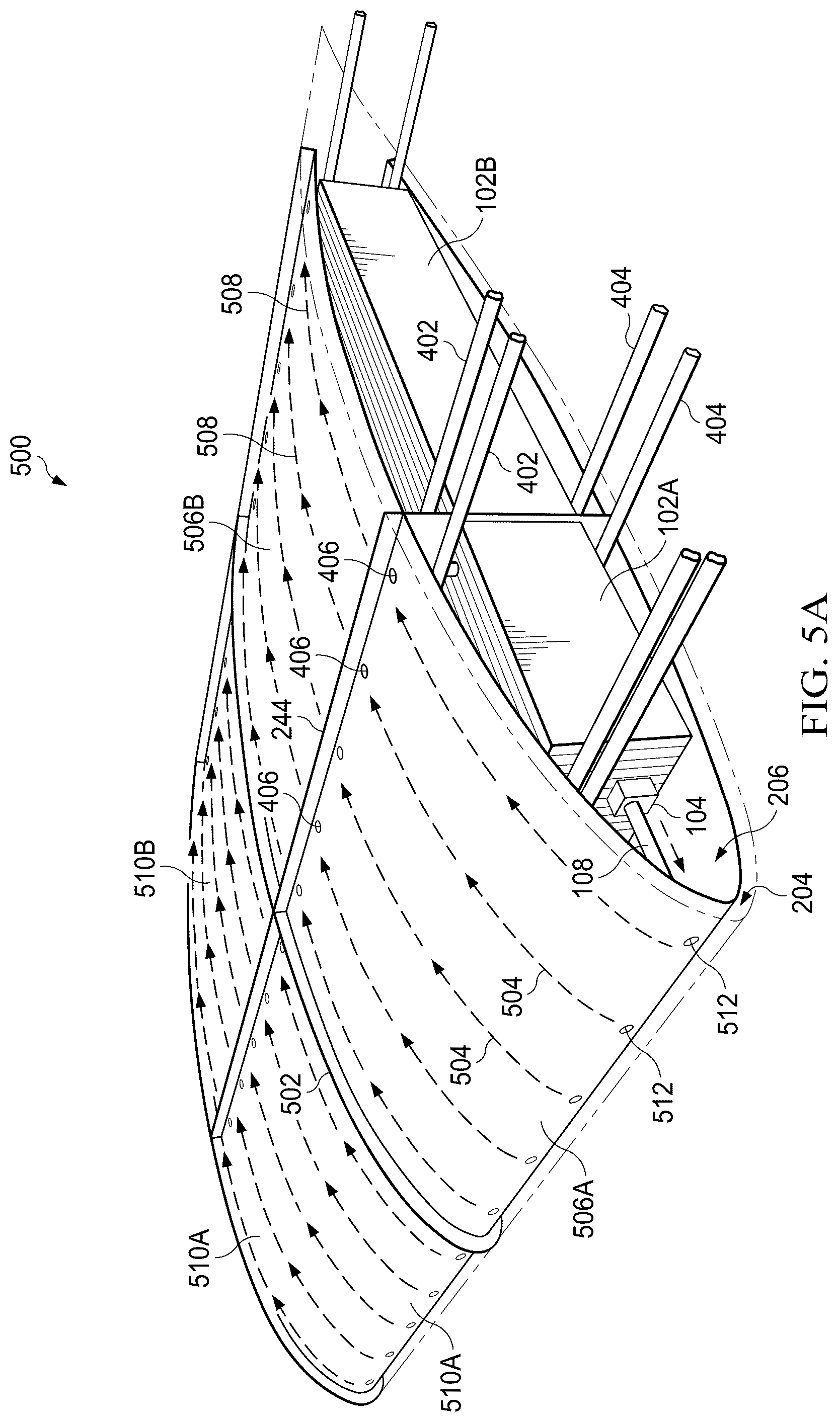 Patent US12617543 Figure 6 – Wing cooling system for fuel cell