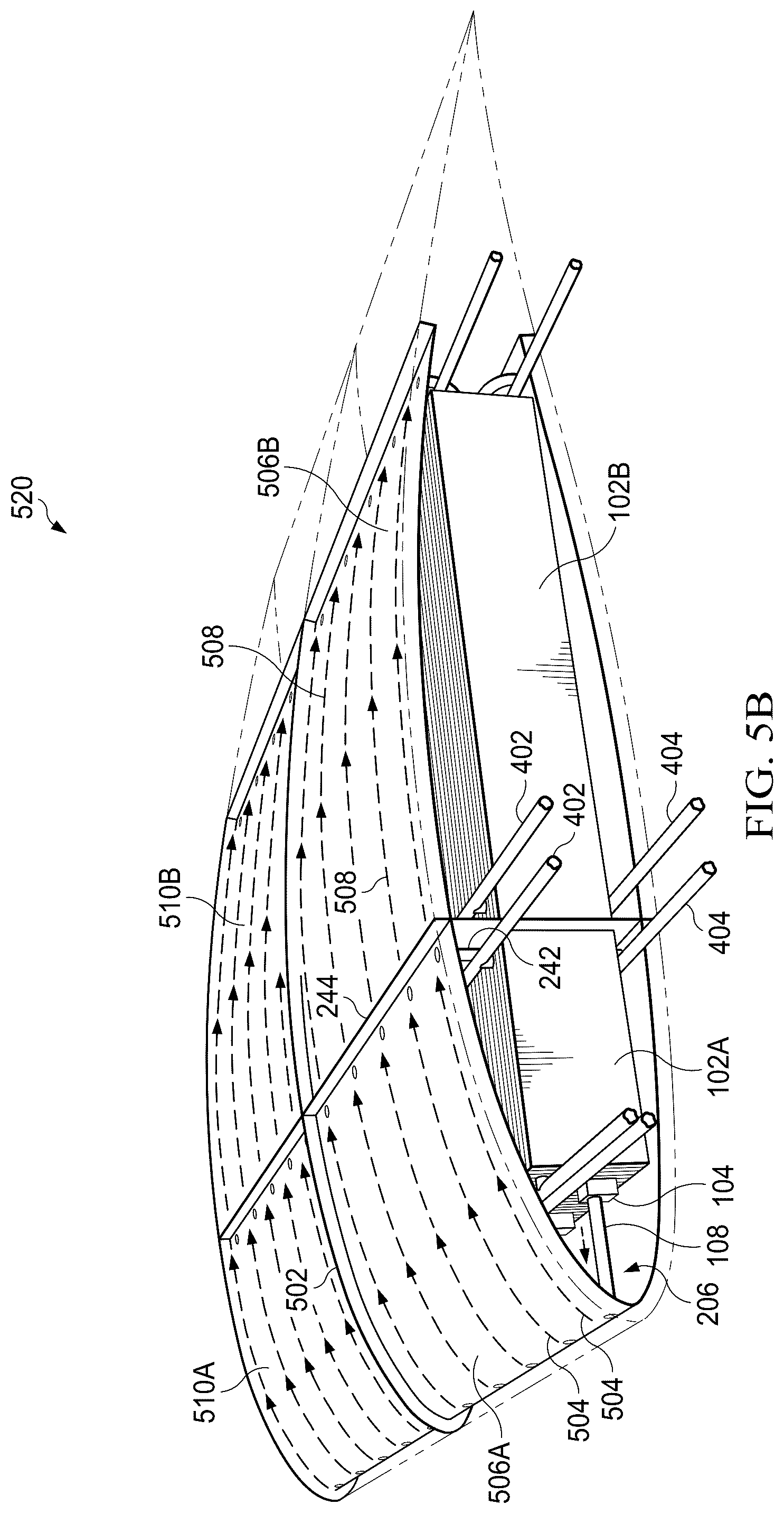 Patent US12617543 Figure 7 – Wing cooling system for fuel cell