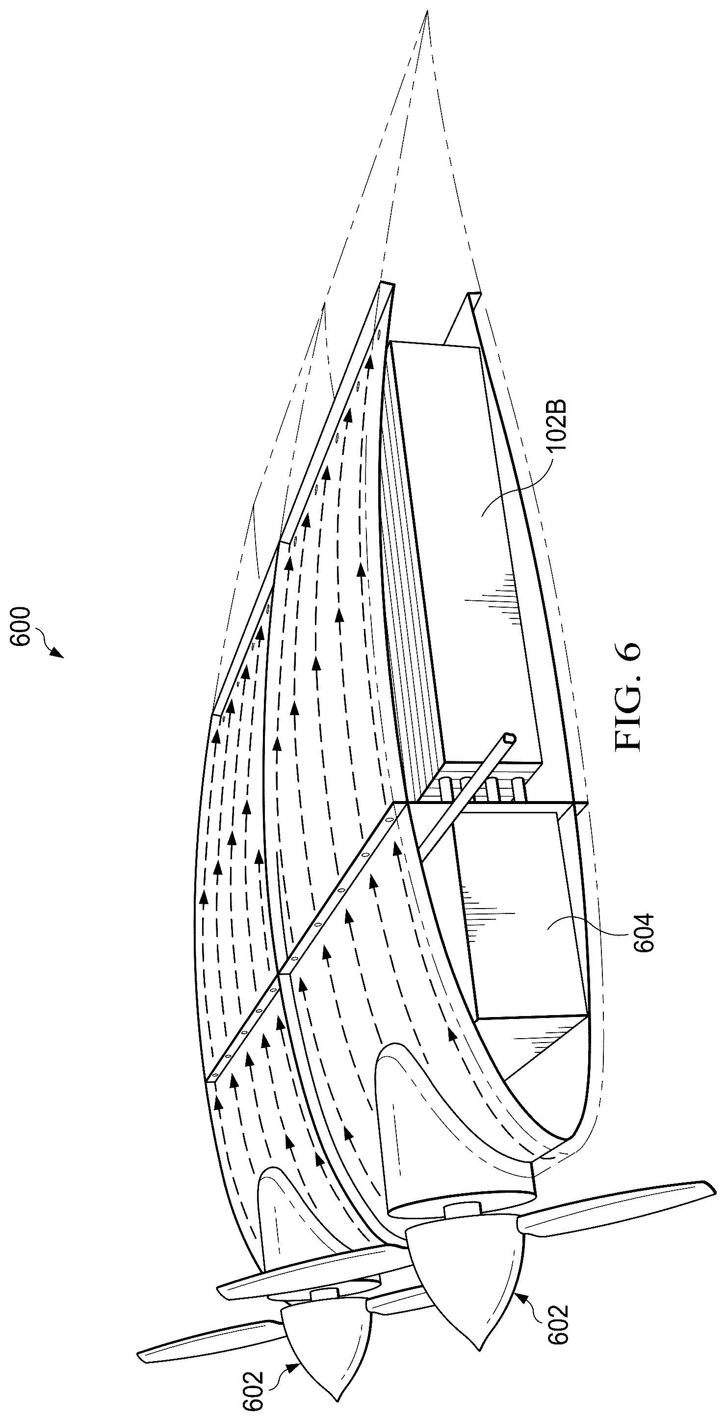 Patent US12617543 Figure 9 – Wing cooling system for fuel cell