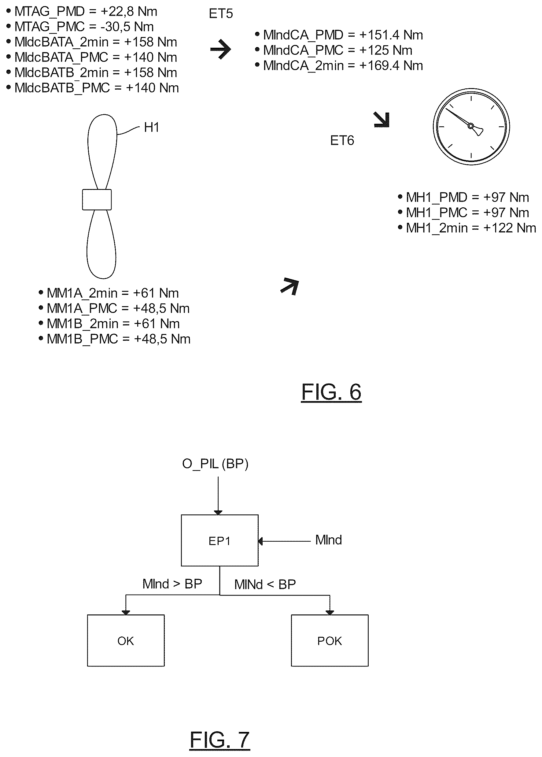 Patent US12617544 Figure 6 – Method for determining at least one power limit of a hybrid drive train for a transport vehicle, in particular an aircraft