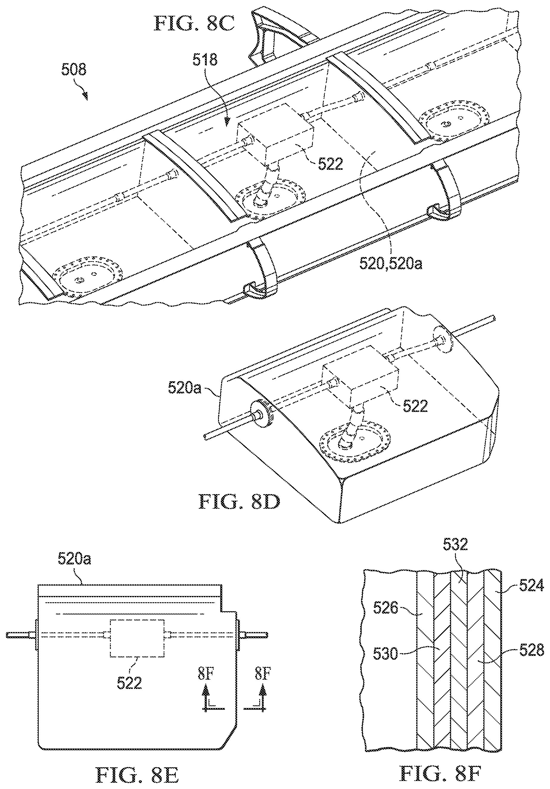 Patent US12617545 Figure 11 – Aircraft liquid containment cell including self-sealing structure