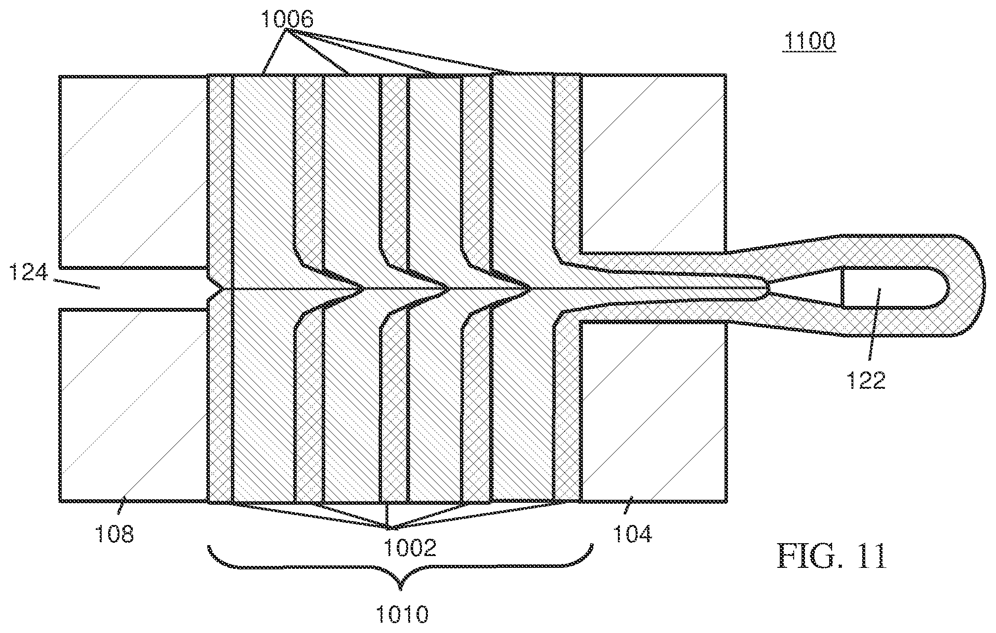 Patent US12617545 Figure 16 – Aircraft liquid containment cell including self-sealing structure