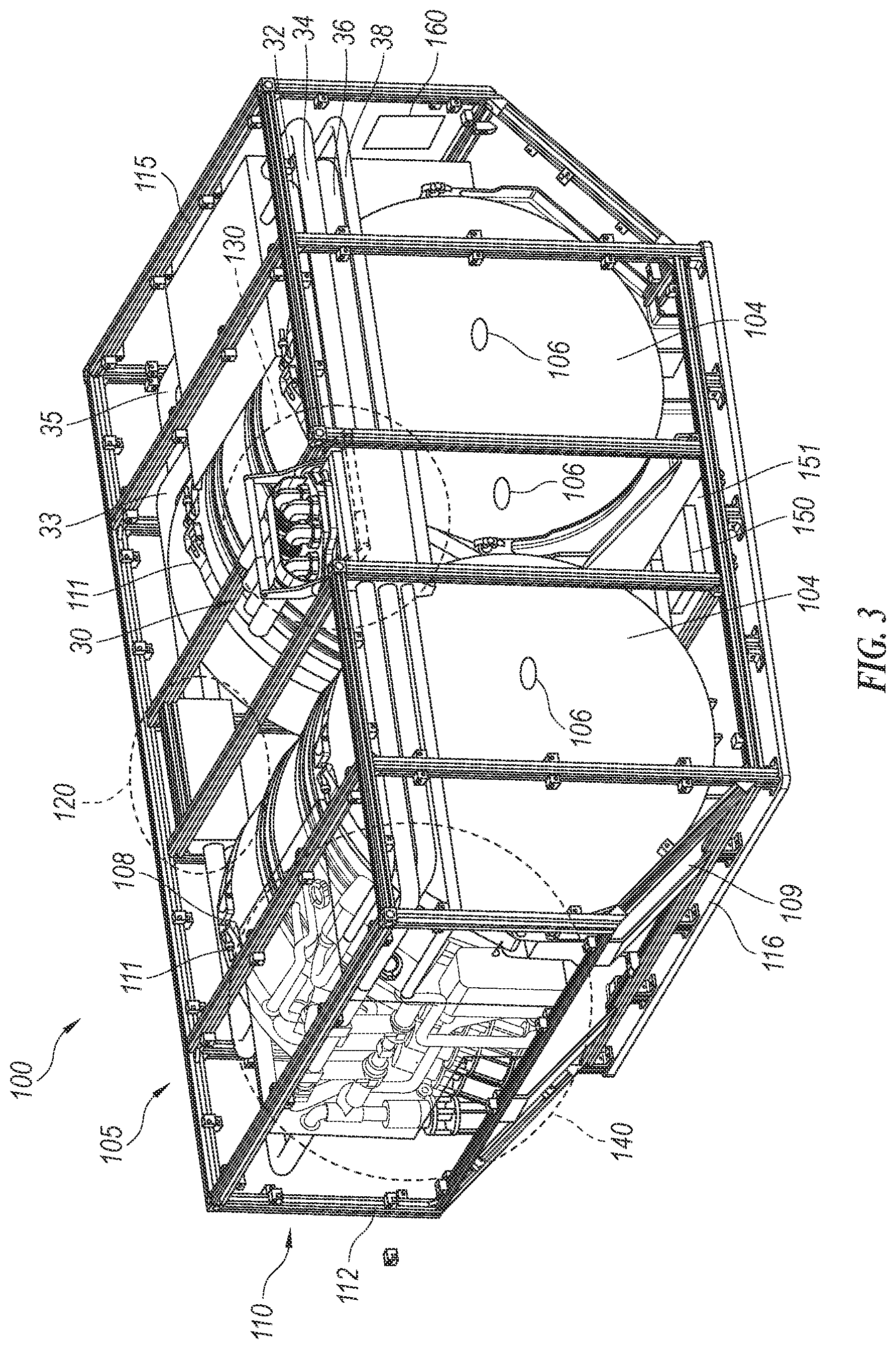 Patent US12617546 Figure 3 – Modular hydrogen-fuel storage assembly