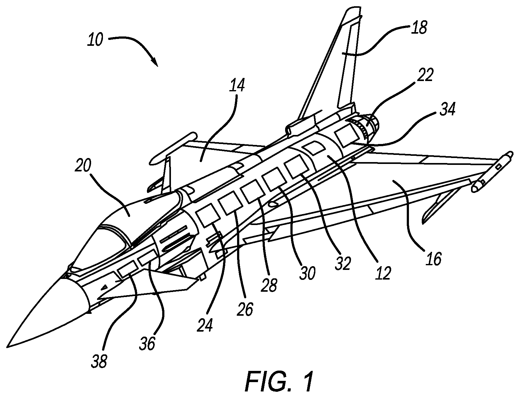 Patent US12617547 — Offboard graphics rendering gateway via avionics full duplex ethernet for a cockpit display system — Figure 1