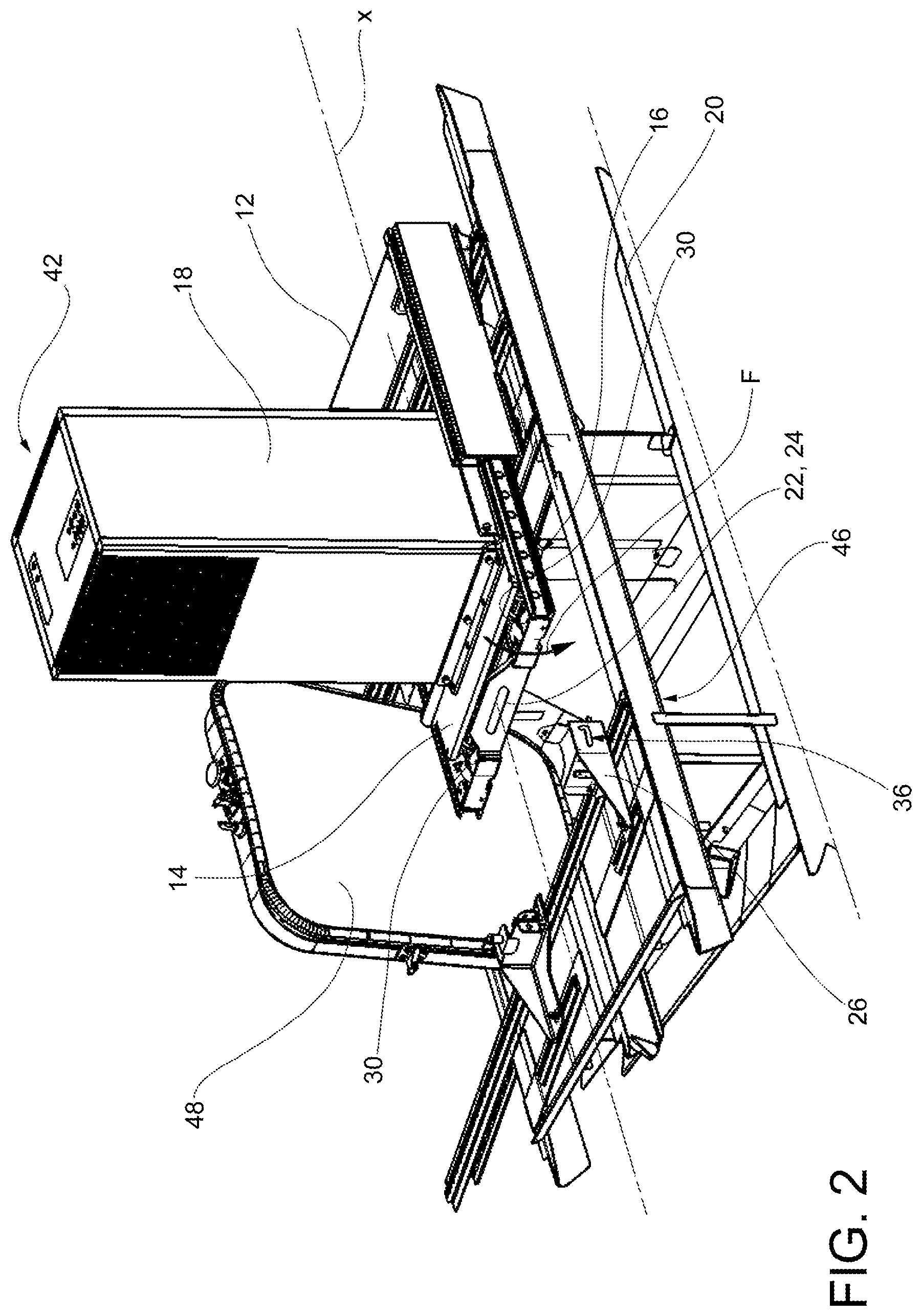 Patent US12617548 Figure 2 – Aircraft with moving system for moving sensing means during flight