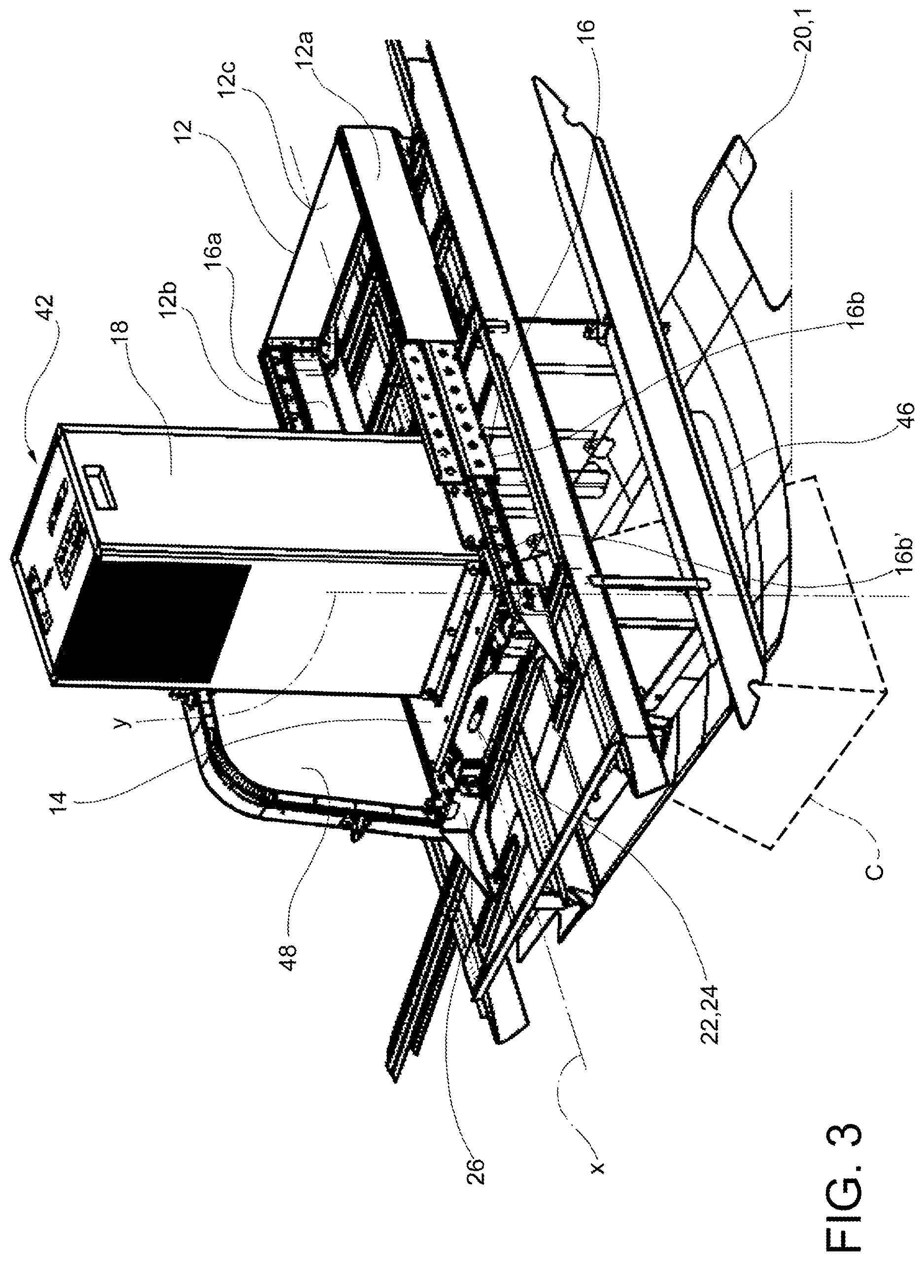 Patent US12617548 Figure 3 – Aircraft with moving system for moving sensing means during flight