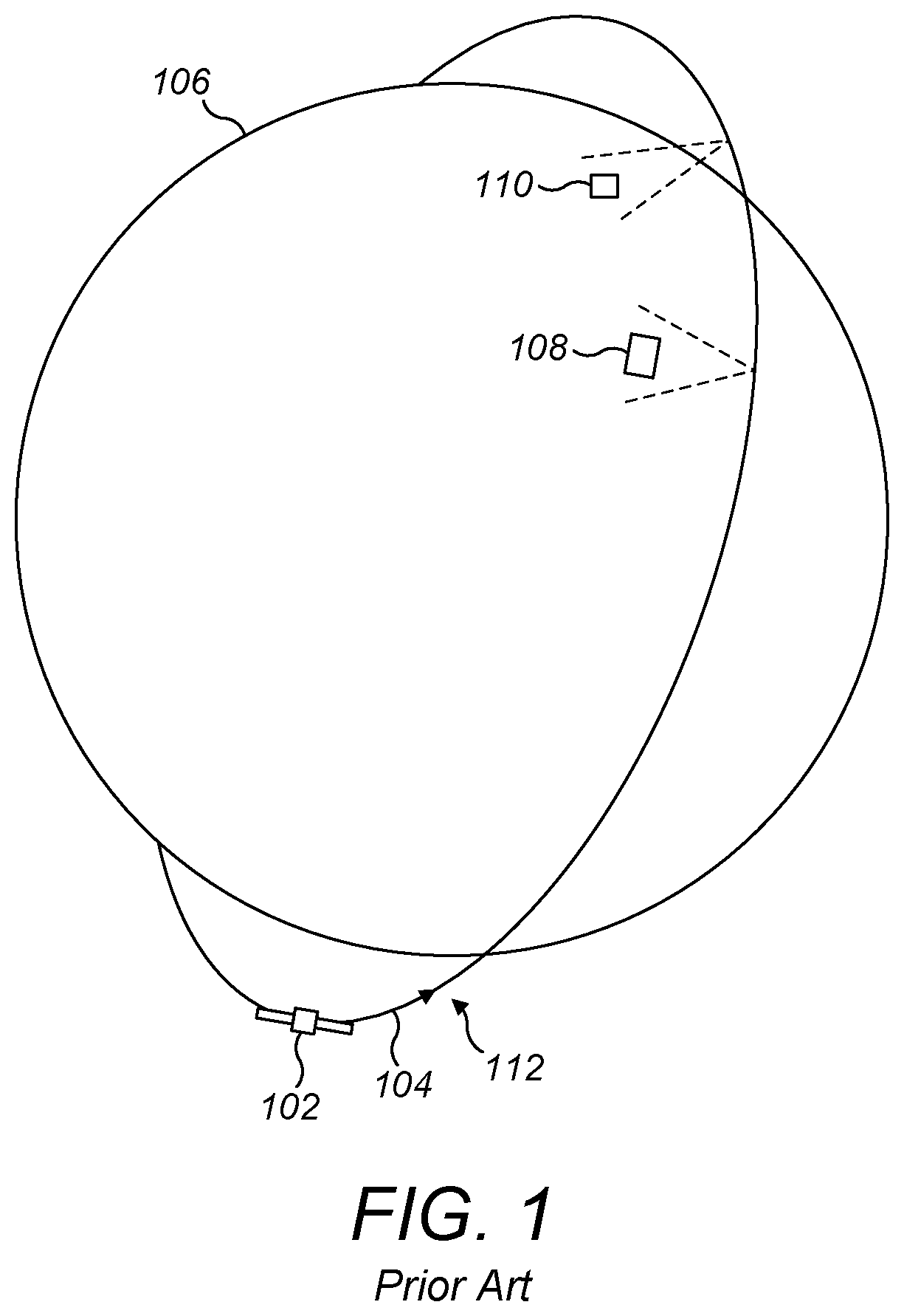 Patent US12617552 Figure 1 – Earth monitoring system and method of managing a satellite constellation