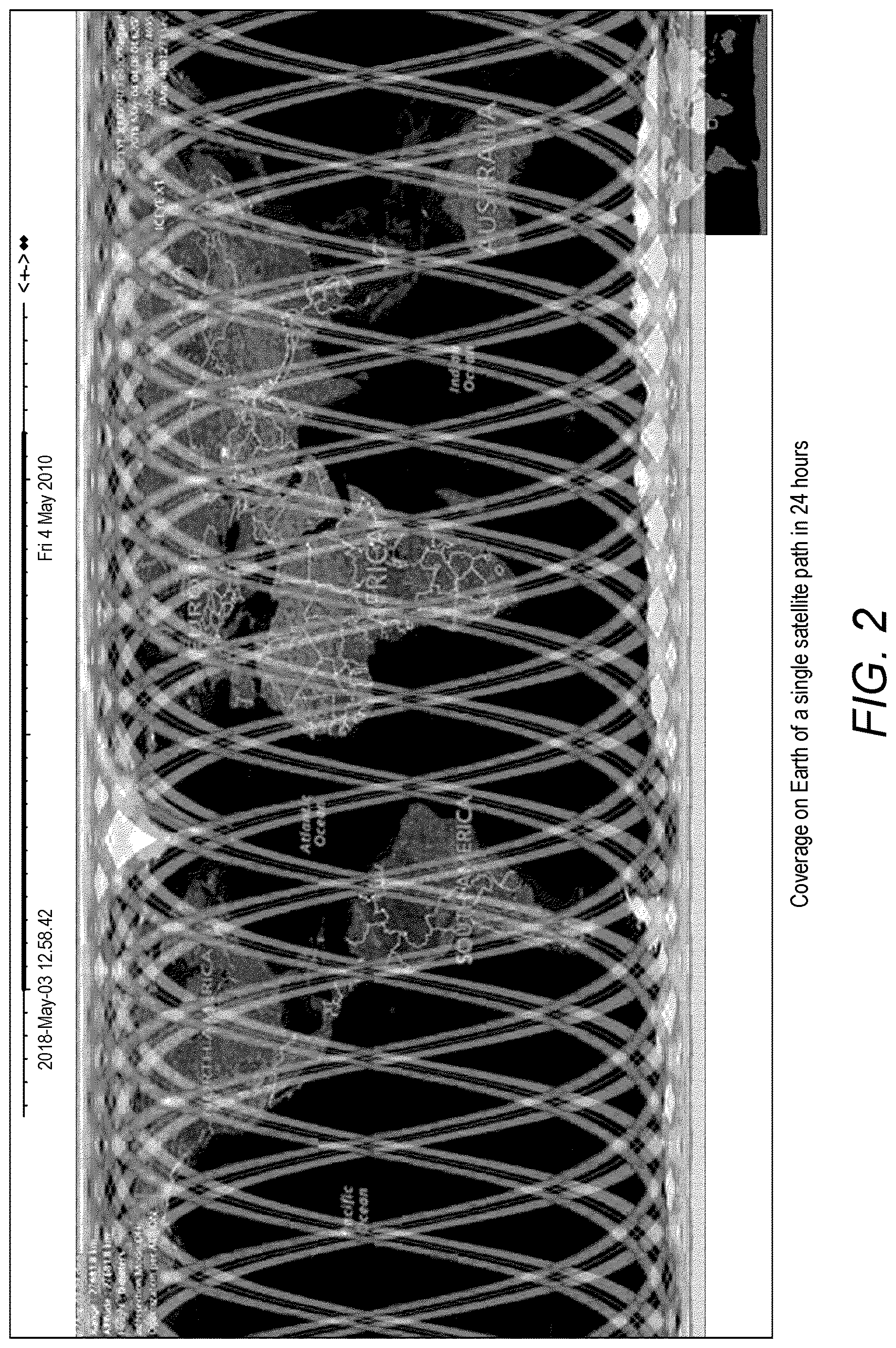Patent US12617552 Figure 2 – Earth monitoring system and method of managing a satellite constellation