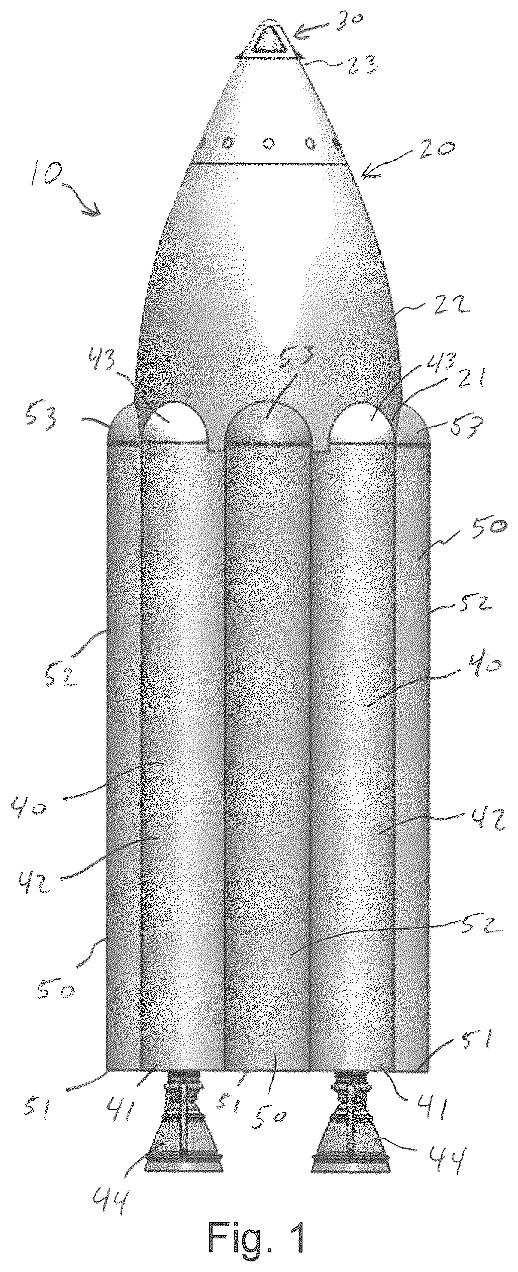 Patent US12617555 Figure 1 – Rocket based space station