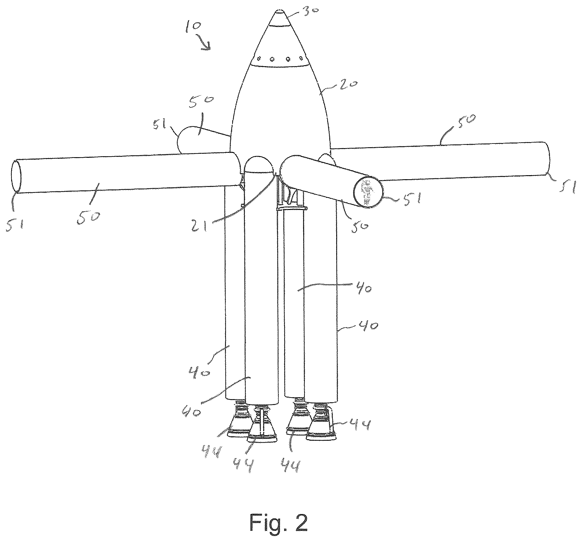 Patent US12617555 Figure 2 – Rocket based space station