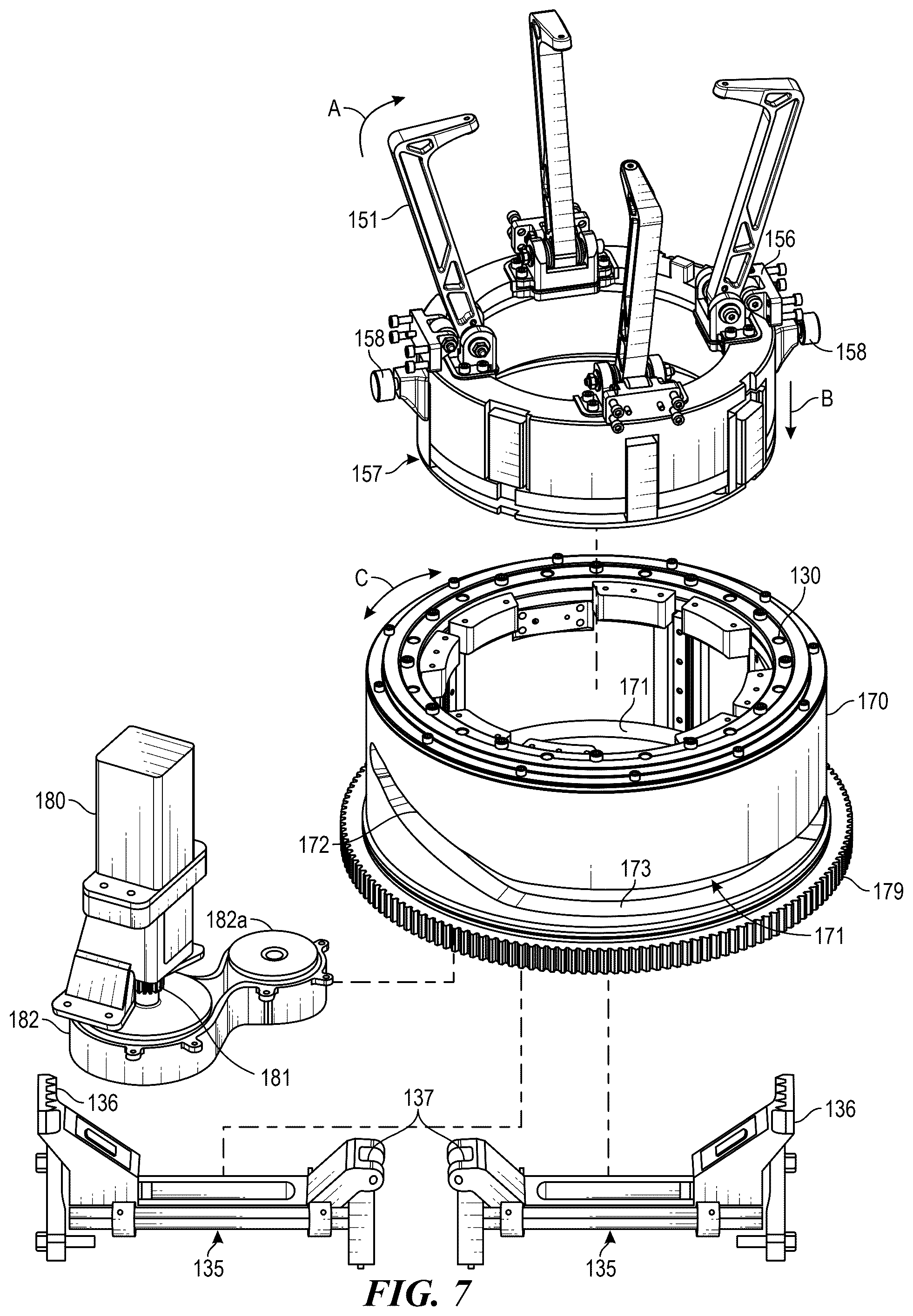 Patent US12617556 Figure 8 – Material transfer interfaces for space vehicles, and associated systems and methods