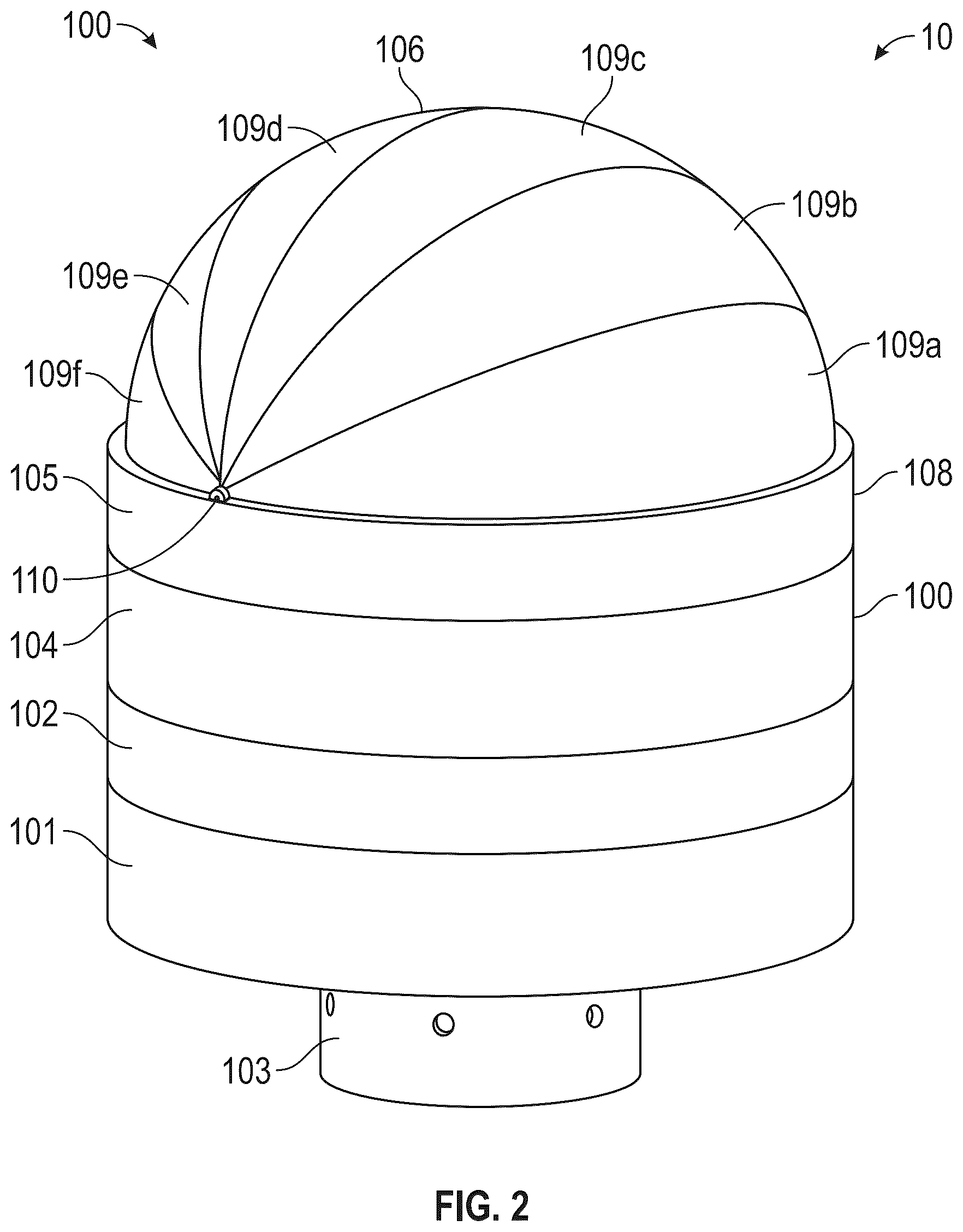Patent US12617564 Figure 2 – Remote modular data collection and UAS docking system and method