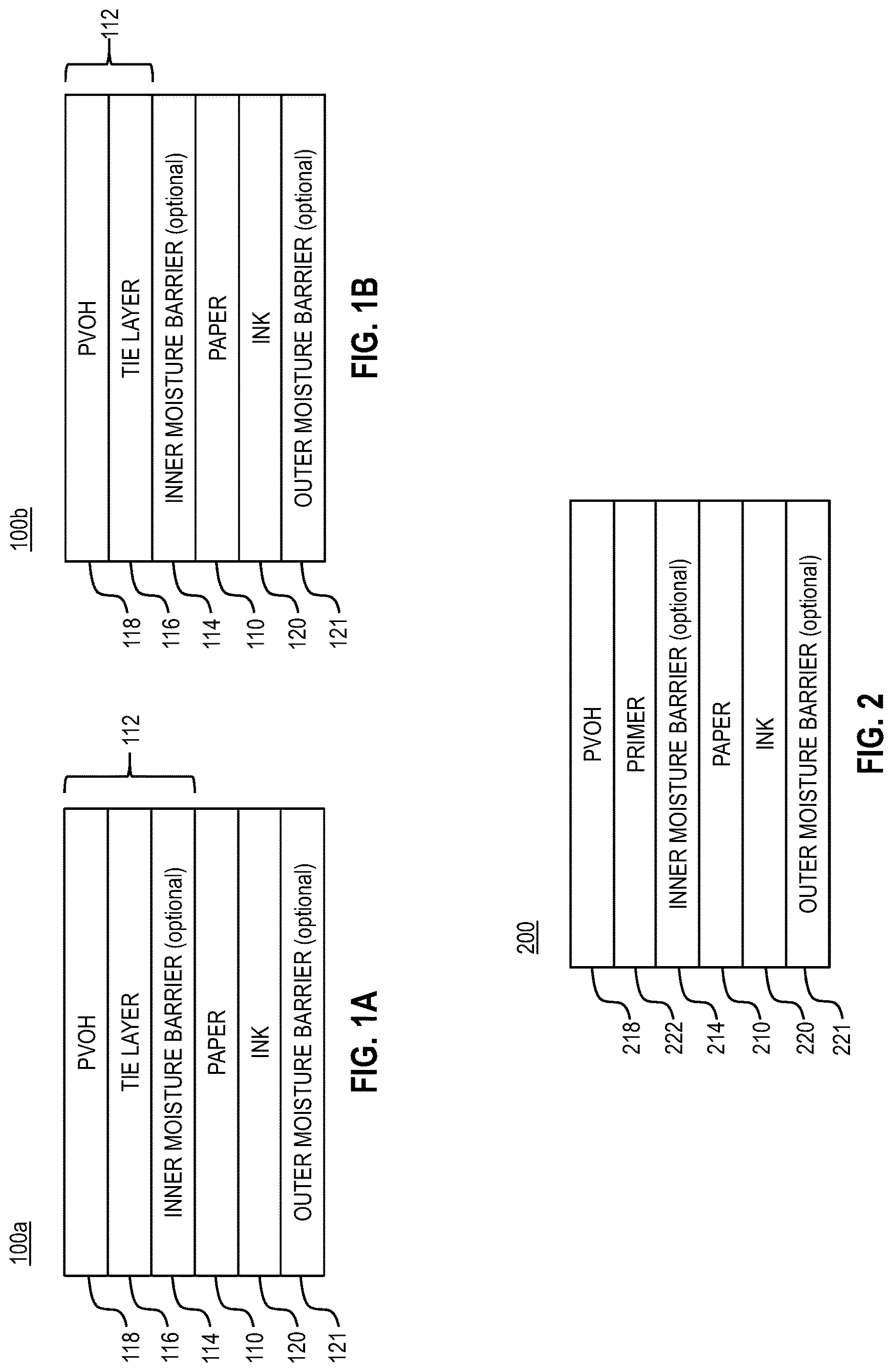 Patent US12617568 Figure 1 – Paper-based multilayer packaging materials and methods