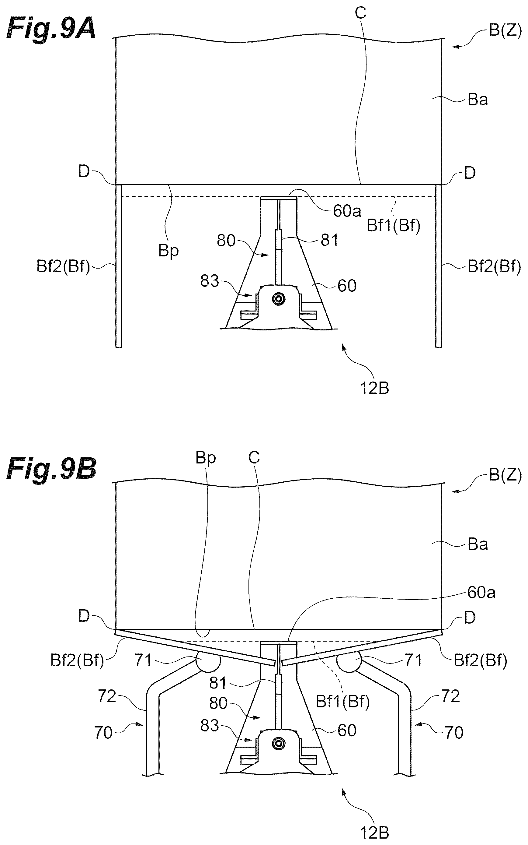 Patent US12617570 Figure 9 – Flap folding device, box manufacturing device, box sealing device, and box packaging device