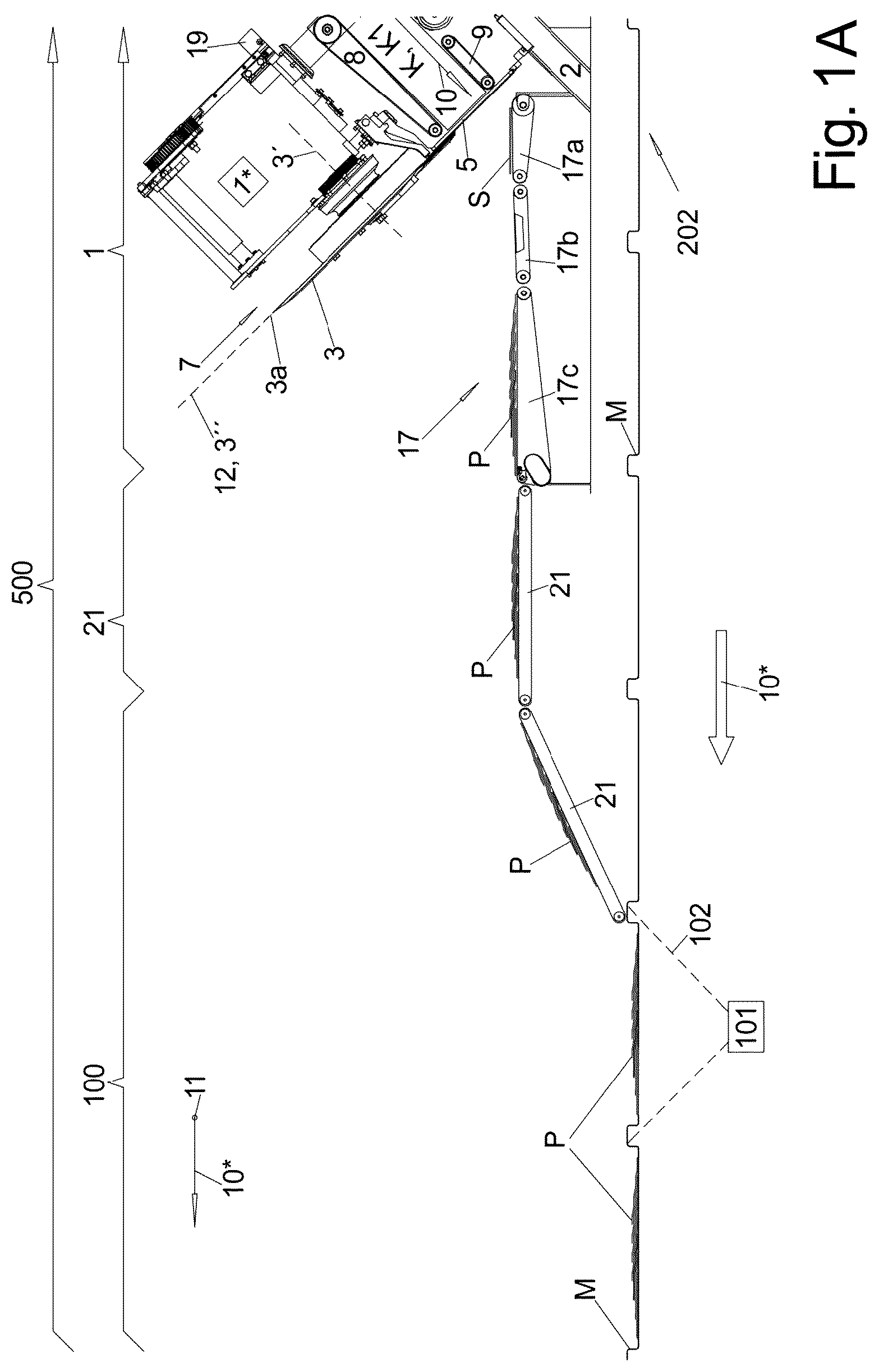Patent US12617573 Figure 1 – Method for automatically maintaining a predetermined portion arrangement in a tray trough and packaging apparatus suitable therefor