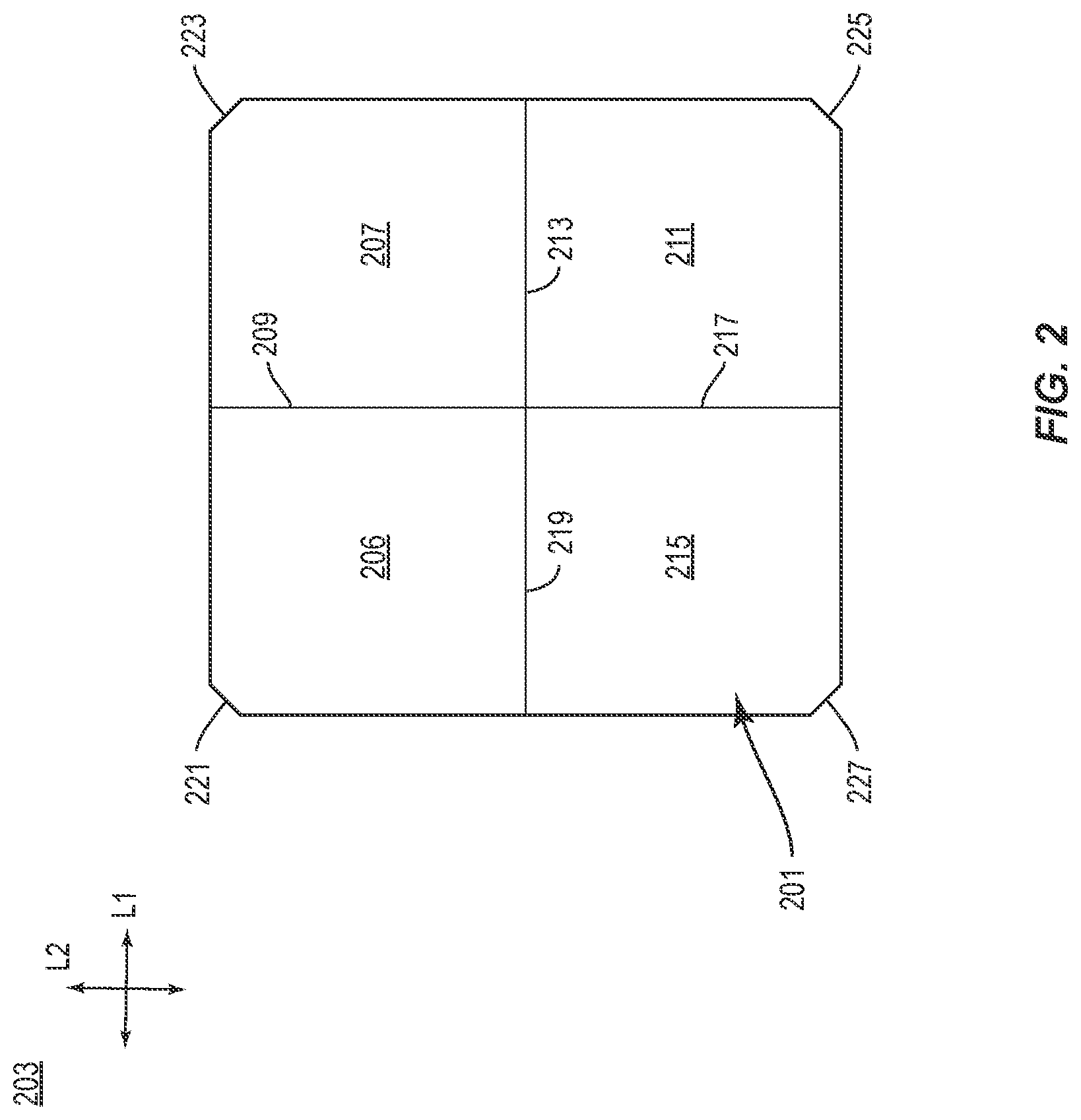 Patent US12617579 Figure 2 – Tray with separable features