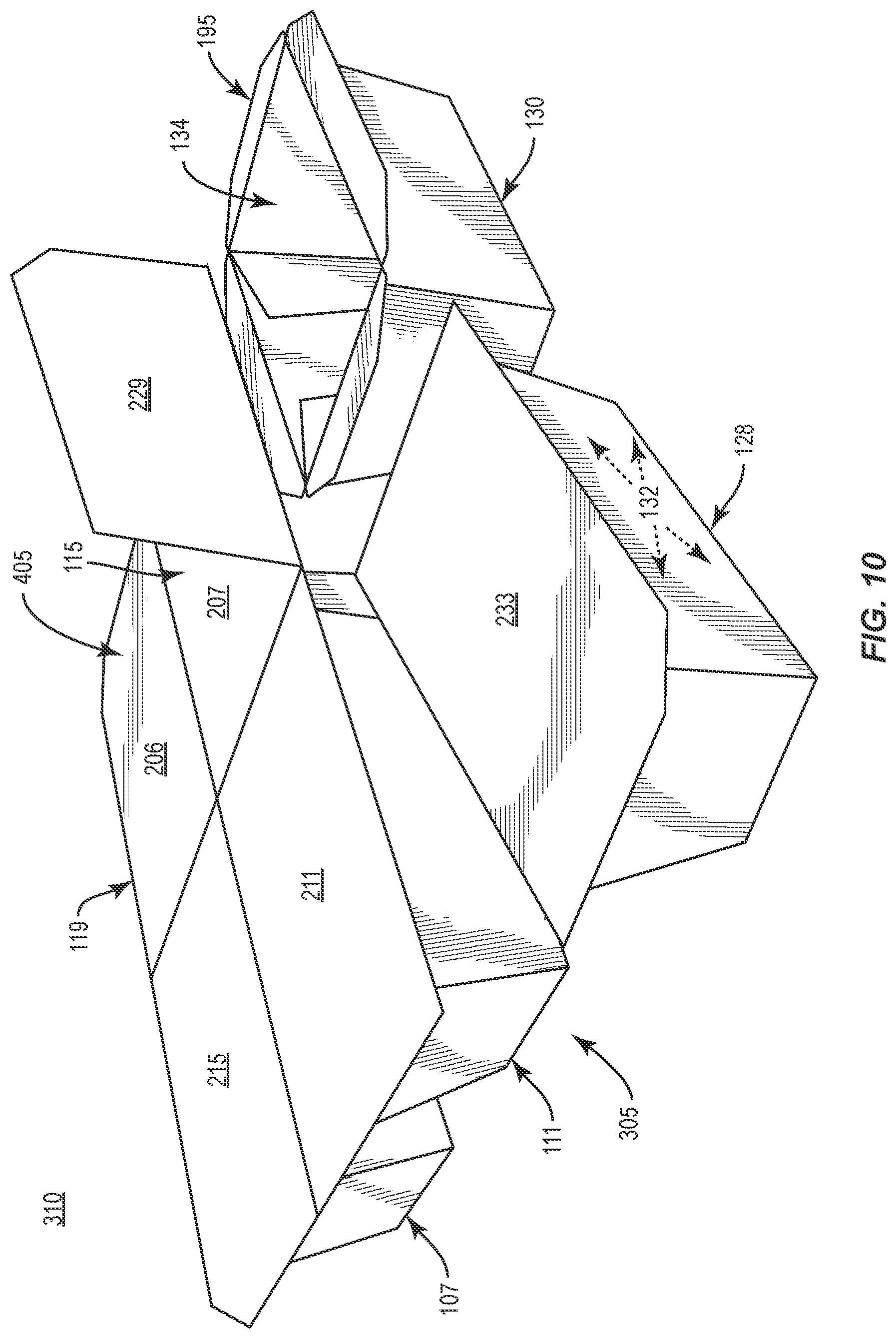 Patent US12617579 Figure 10 – Tray with separable features