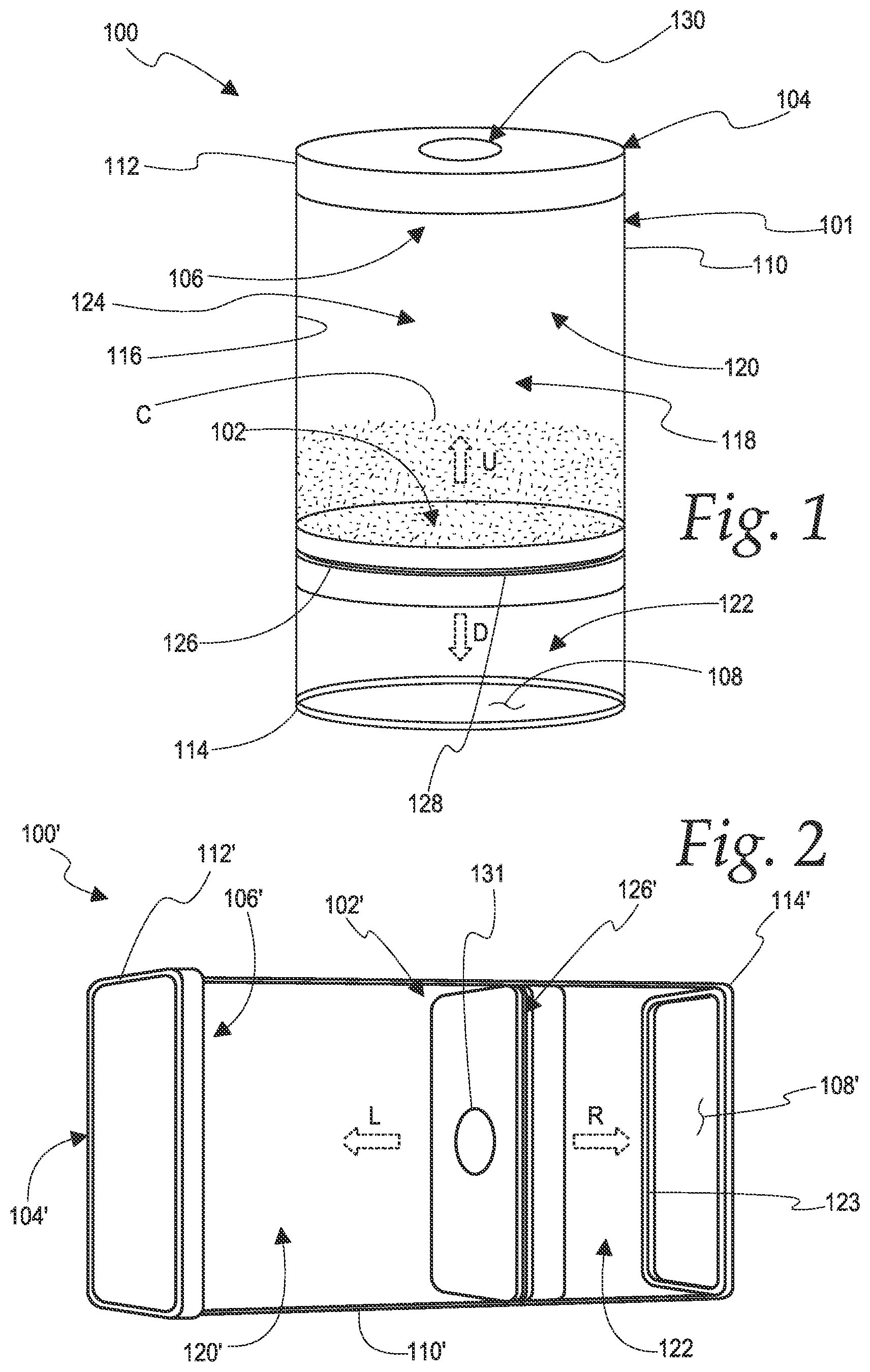 Patent US12617583 Figure 1 – Container