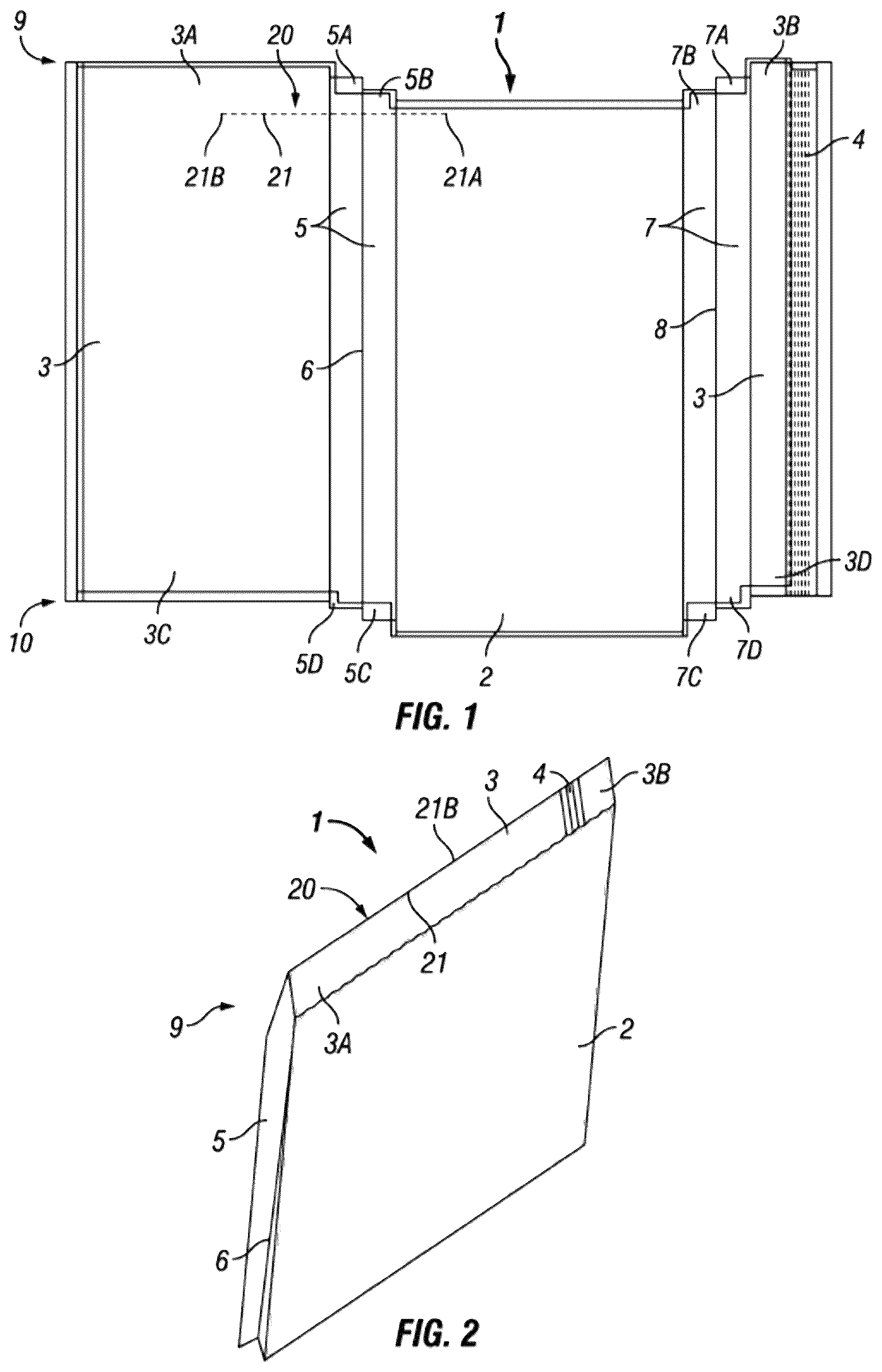 Patent US12617585 Figure 1 – Recyclable woven plastic bags with quad-seal and/or K-seal
