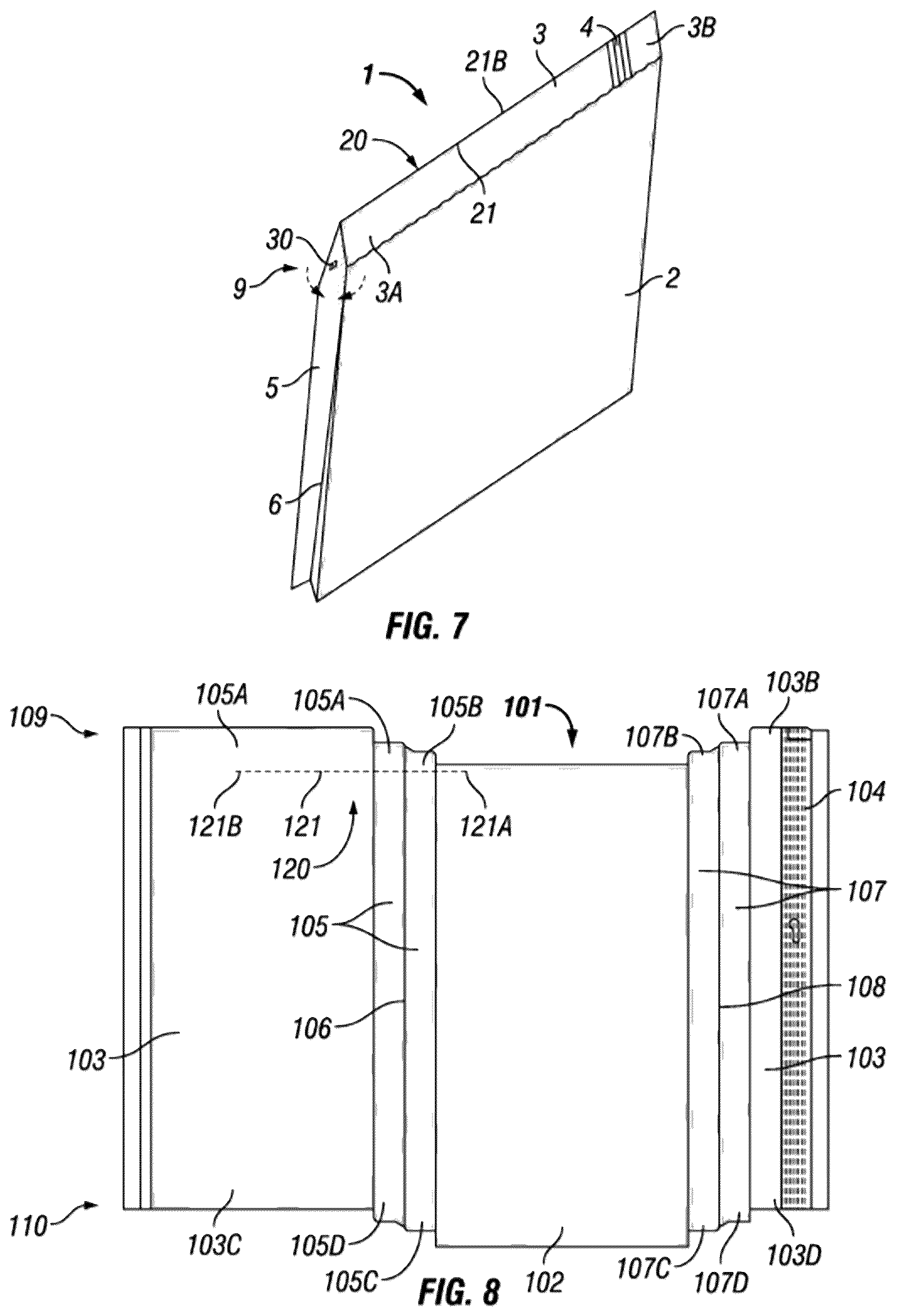 Patent US12617585 Figure 3 – Recyclable woven plastic bags with quad-seal and/or K-seal