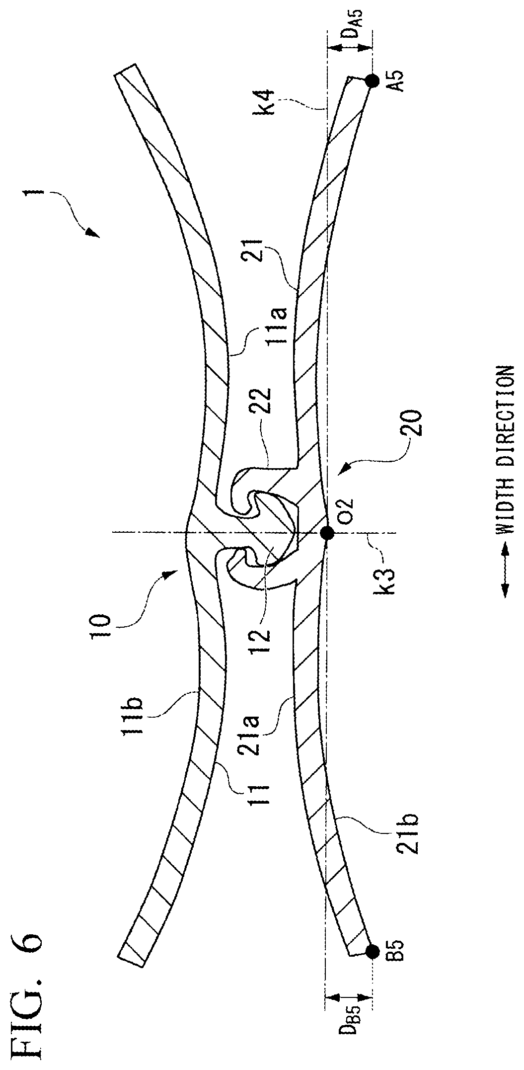 Patent US12617586 Figure 6 – Fitting tool and fitting-tool-equipped bag body
