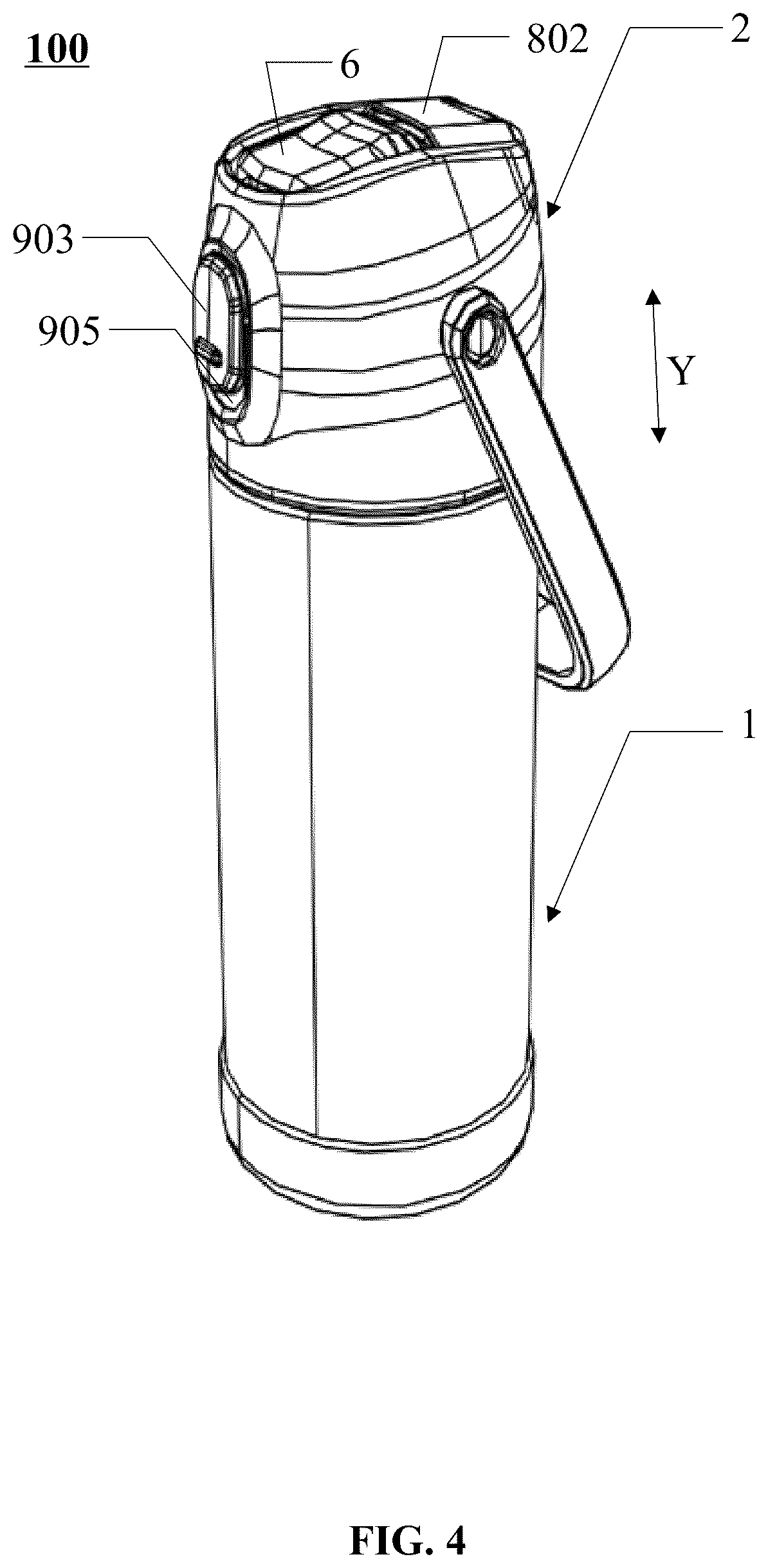 Patent US12617590 Figure 4 – Water cups with detachable cup lids