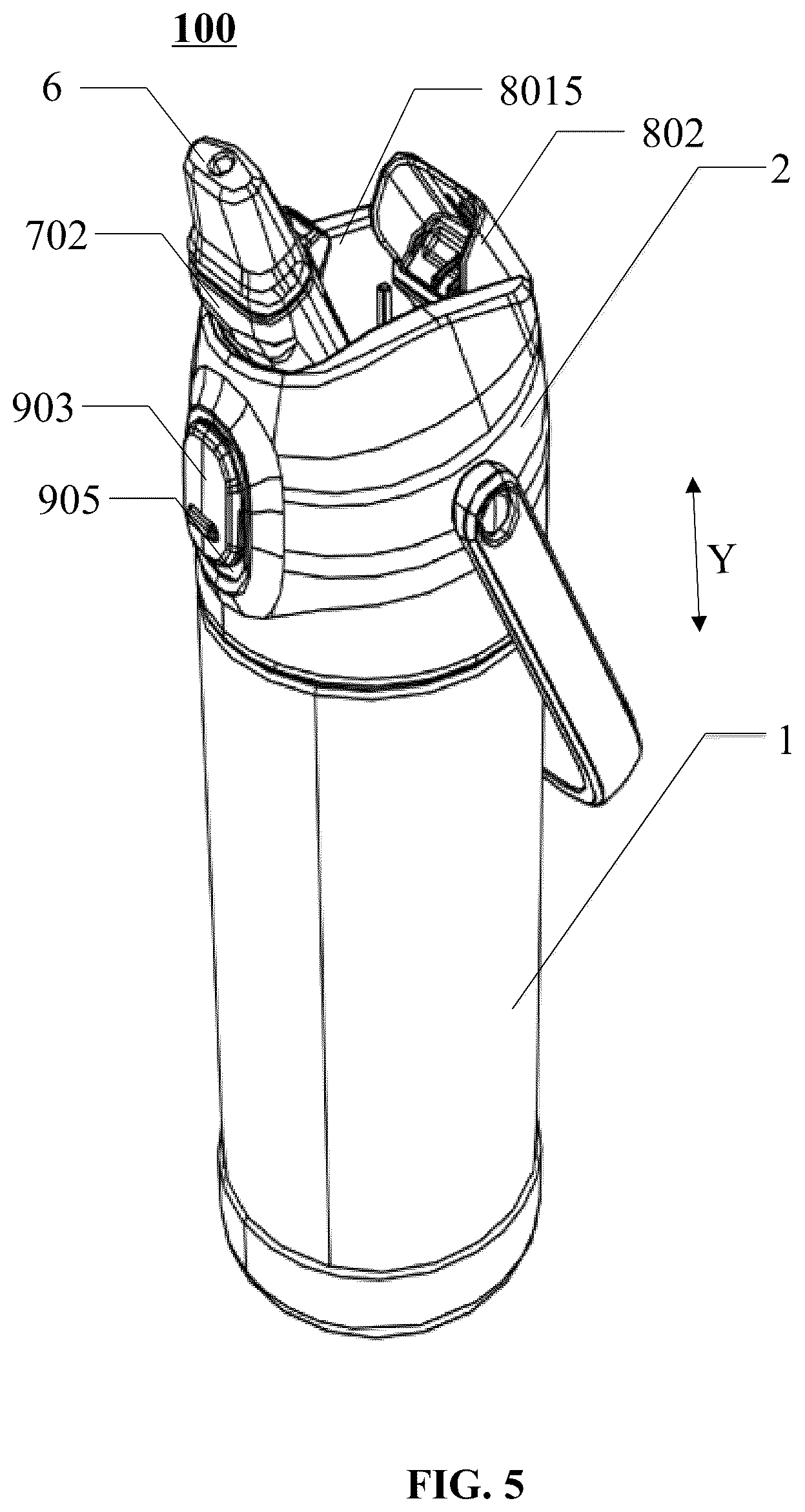 Patent US12617590 Figure 5 – Water cups with detachable cup lids