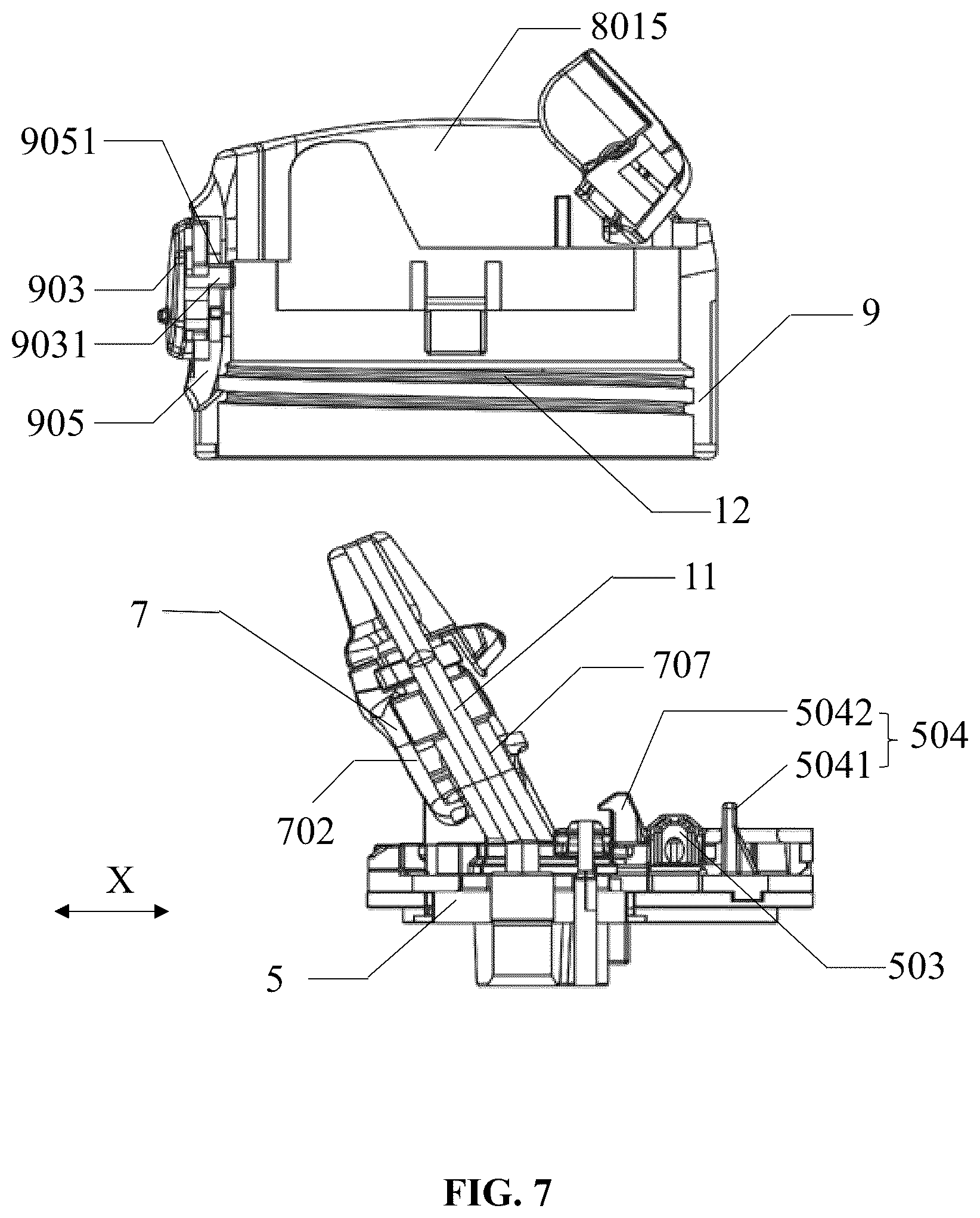 Patent US12617590 Figure 7 – Water cups with detachable cup lids