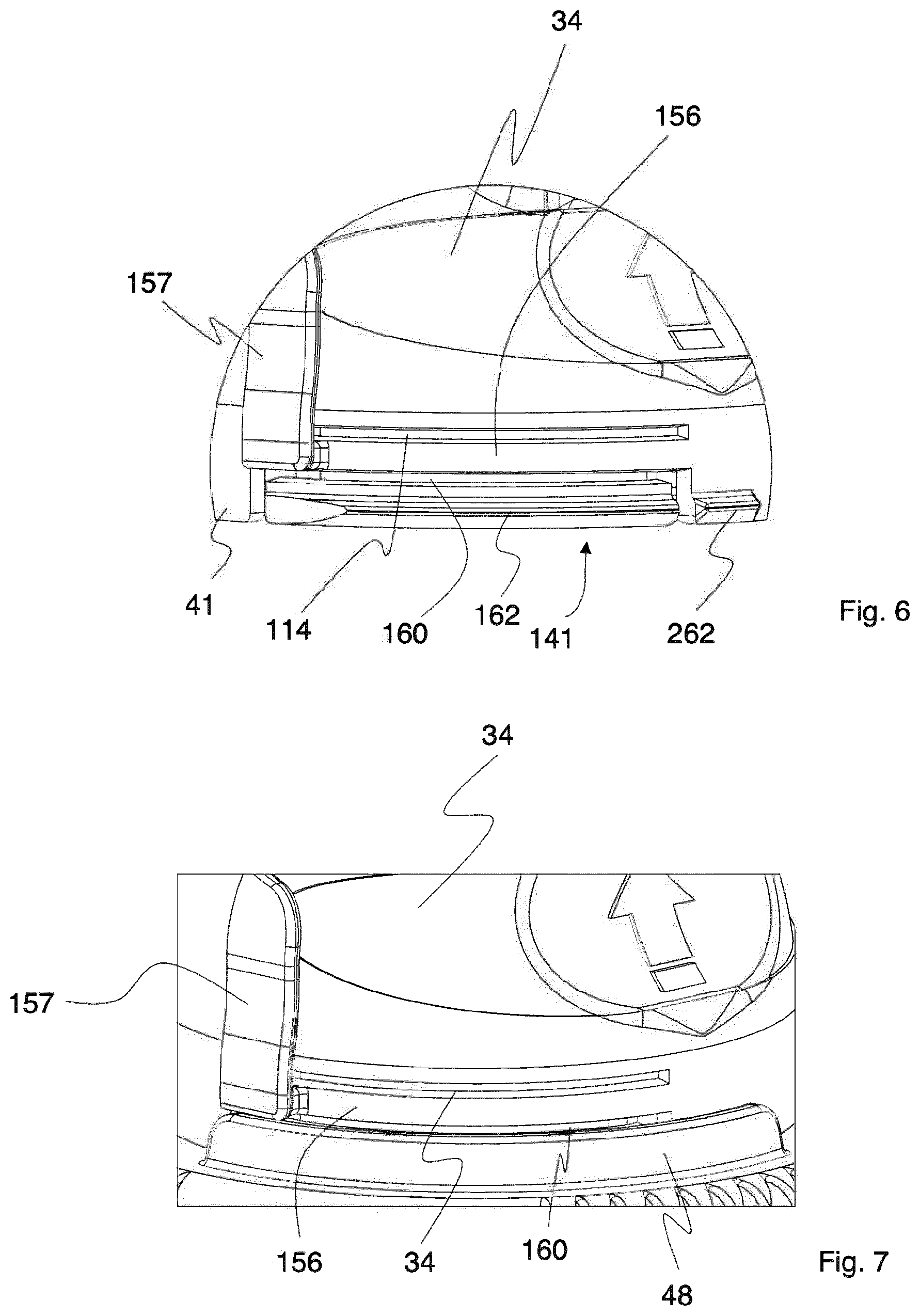 Patent US12617591 Figure 3 – Aseptic container closure having a hinge and a mouthpiece