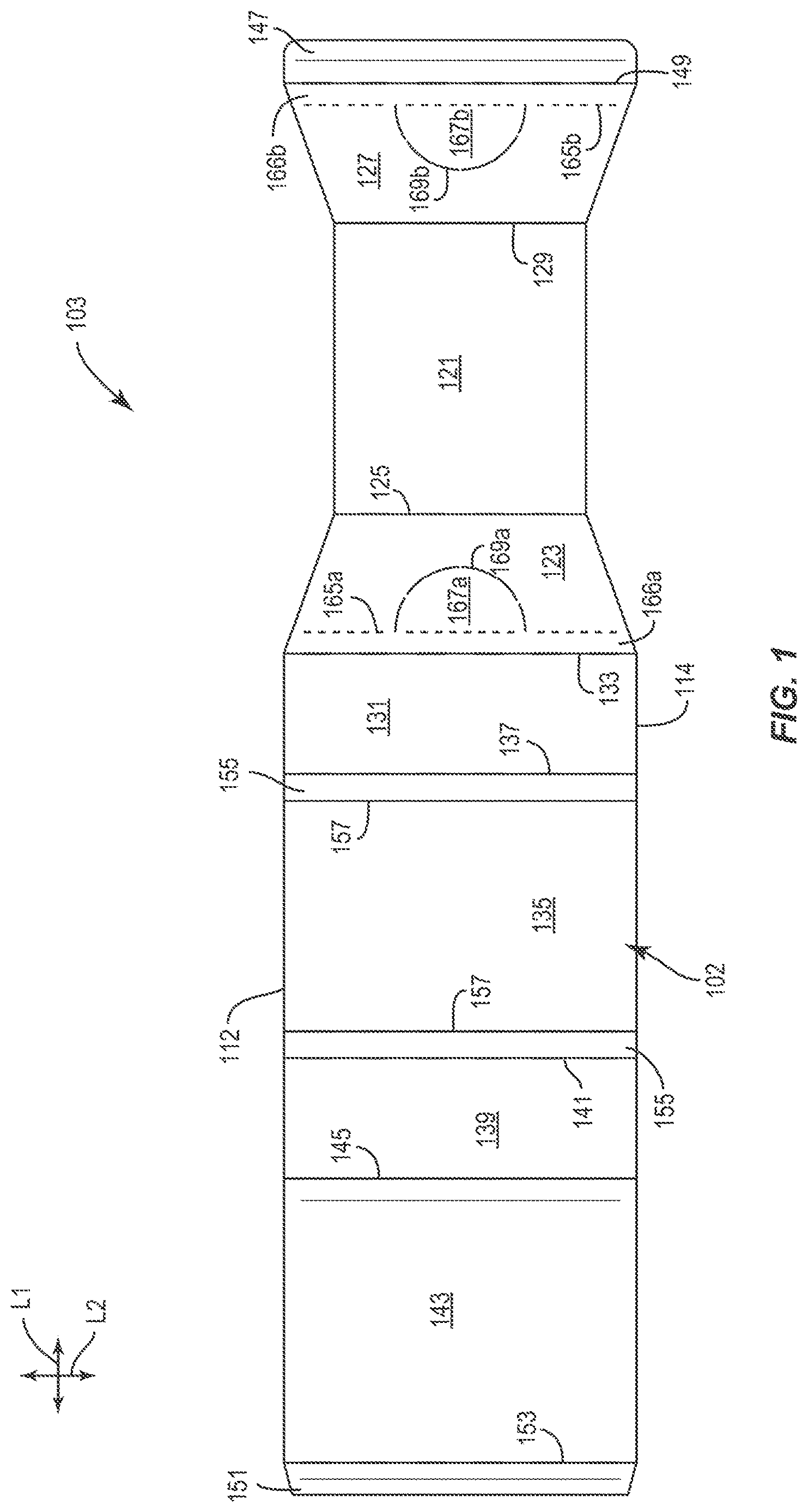 Patent US12617595 Figure 1 – Sleeve for holding containers