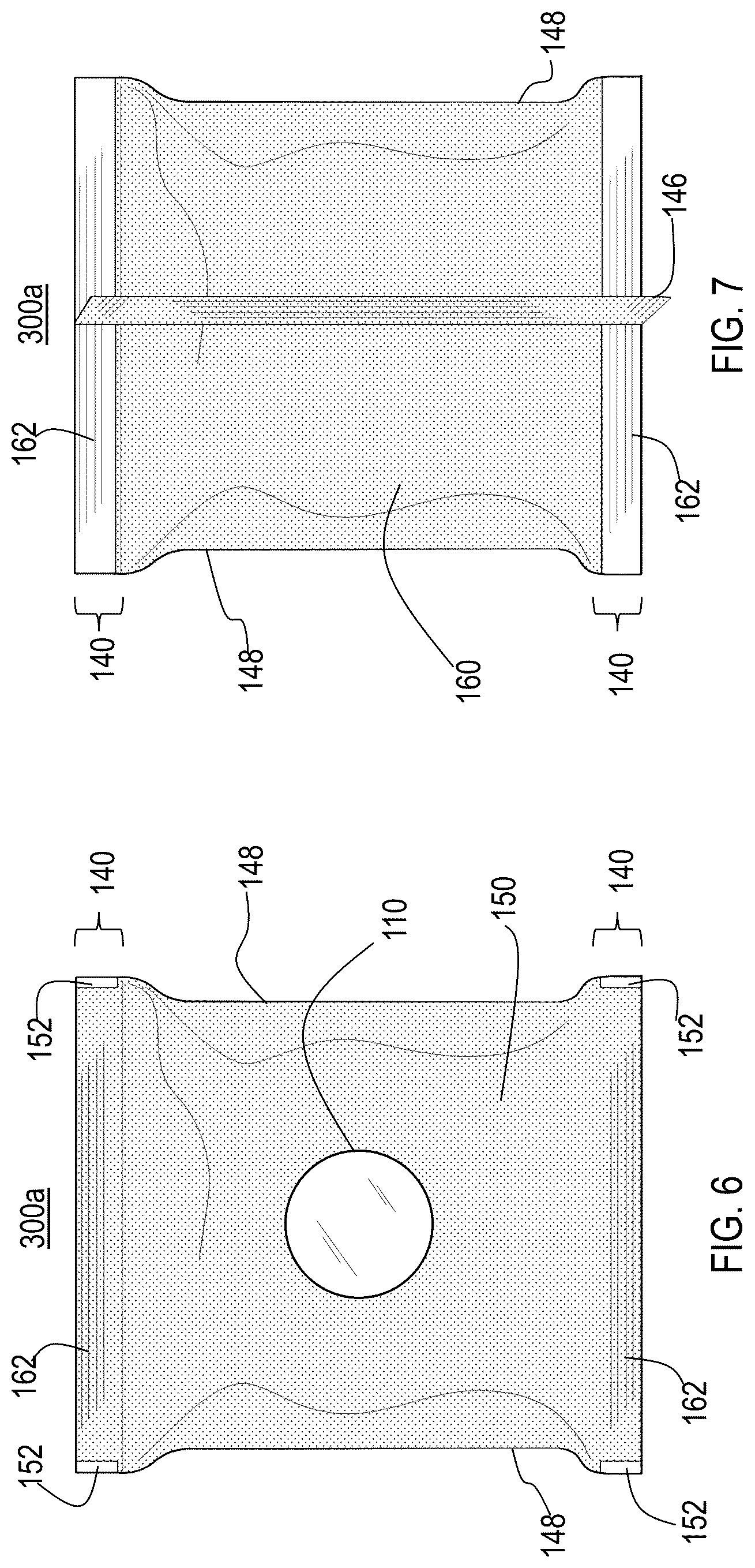 Patent US12617596 Figure 6 – Flow wrap packaging structures