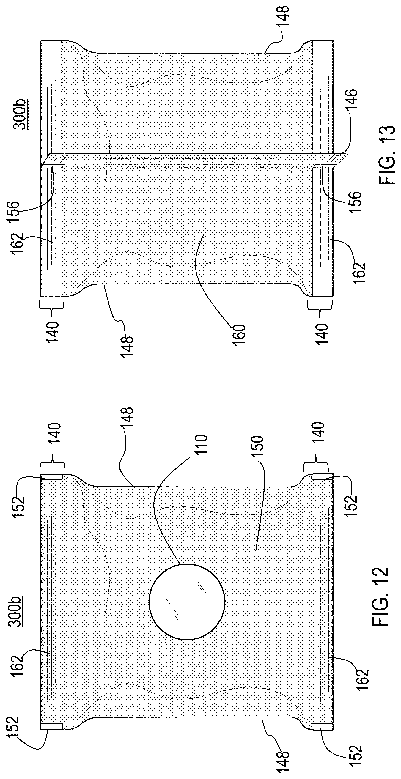 Patent US12617596 Figure 10 – Flow wrap packaging structures
