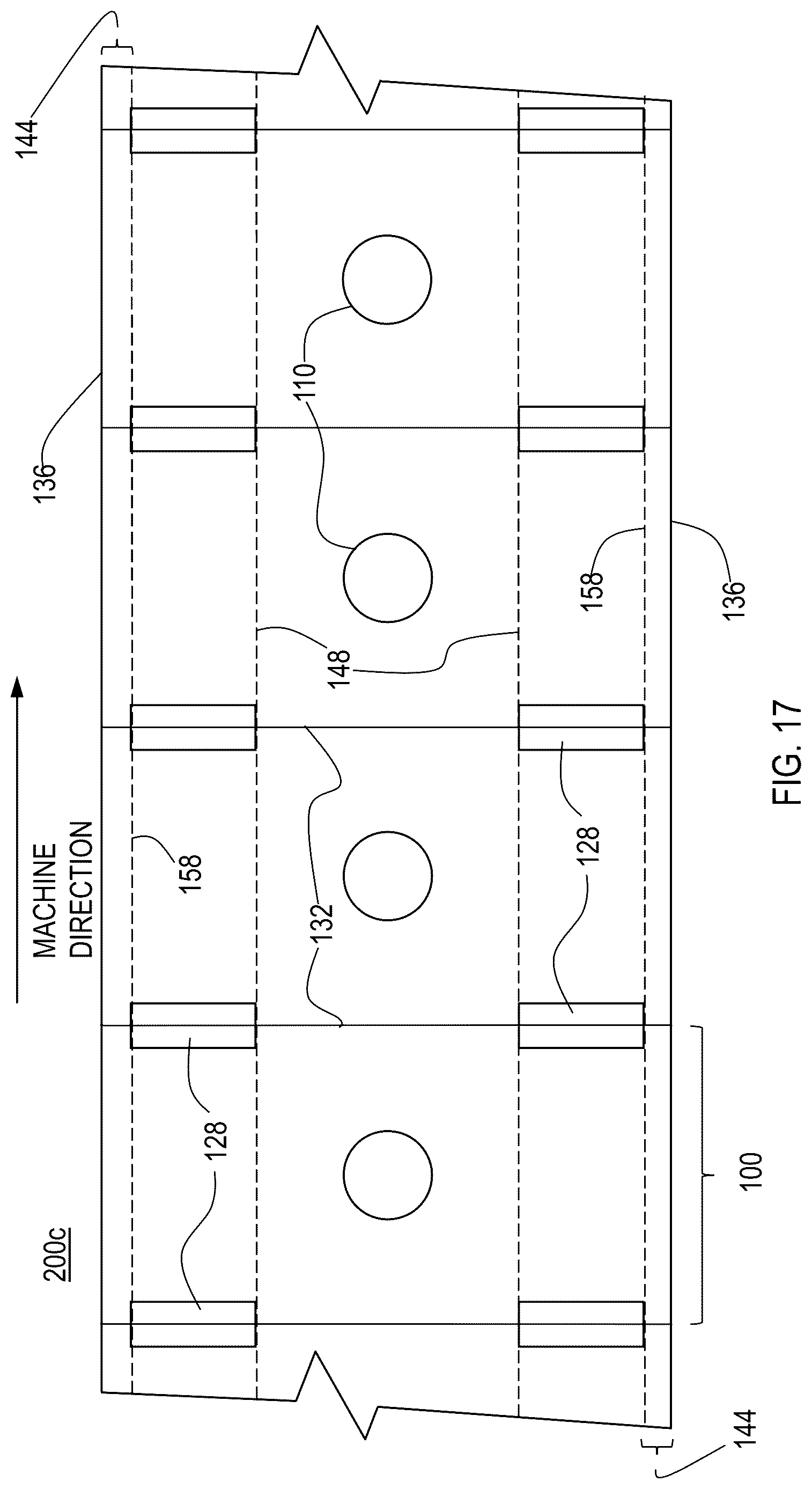 Patent US12617596 Figure 13 – Flow wrap packaging structures