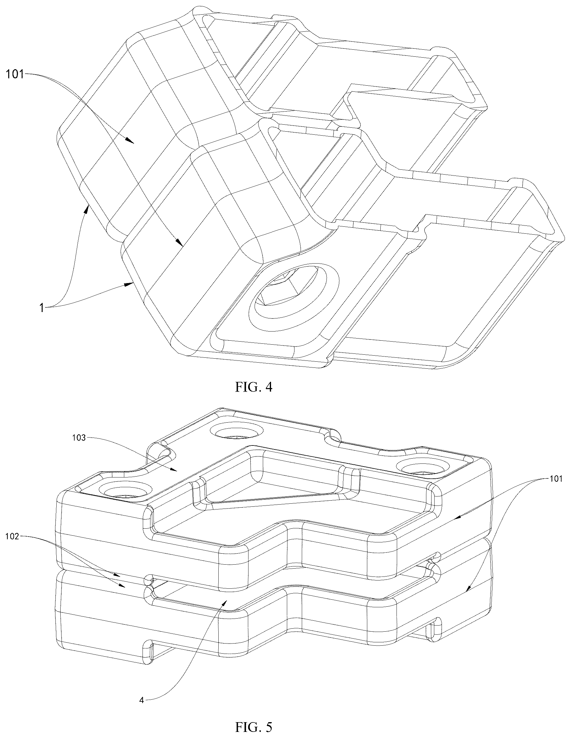 Patent US12617598 Figure 3 – Combined double-layer buffering modular concave corner protector