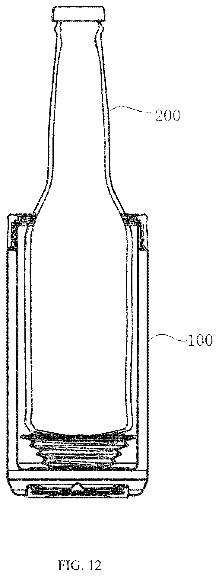 Patent US12617599 Figure 7 – Adaptive beverage container sleeve