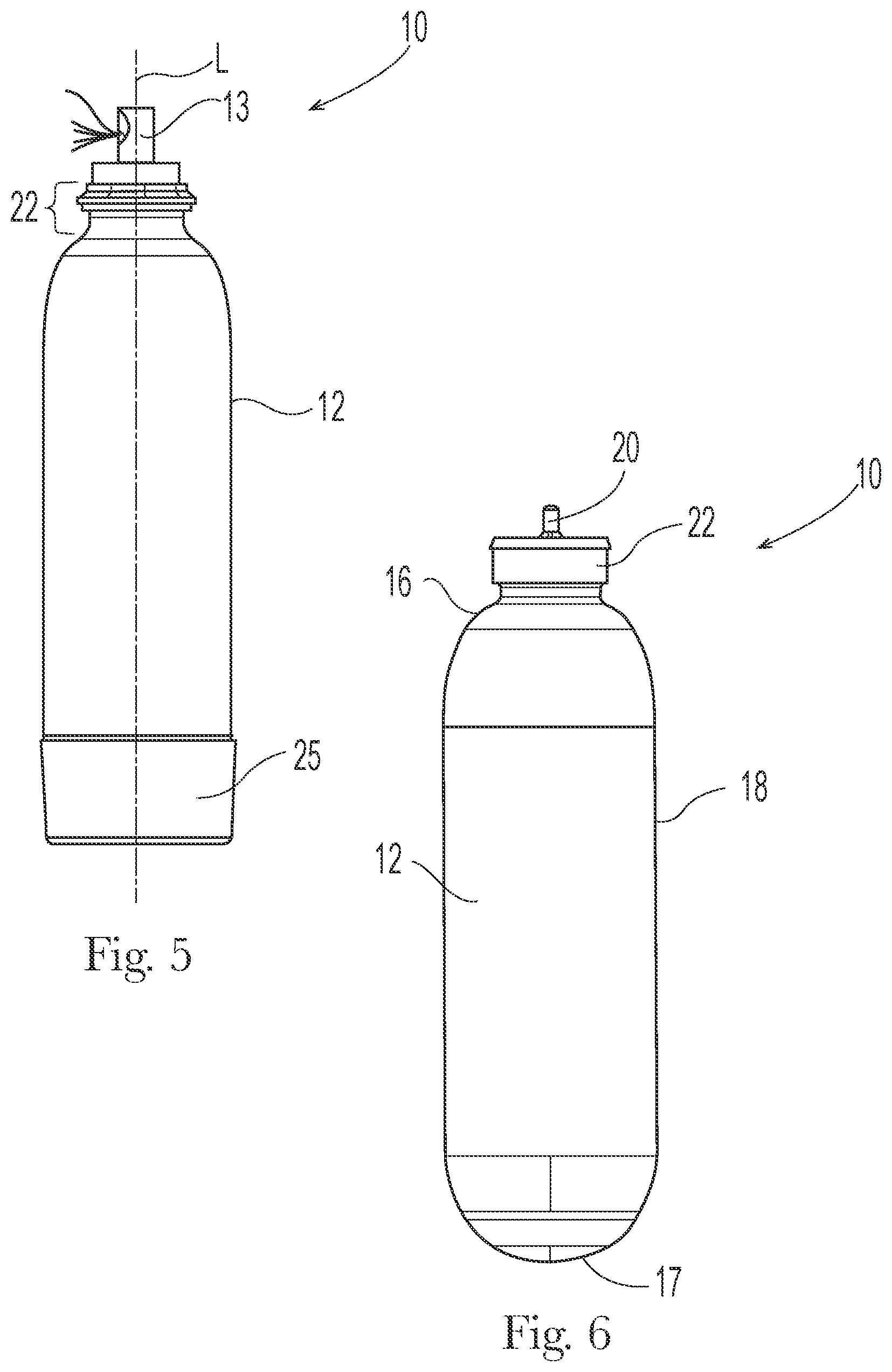 Patent US12617602 Figure 4 – Aerosol dispenser and nozzle with reduced drip