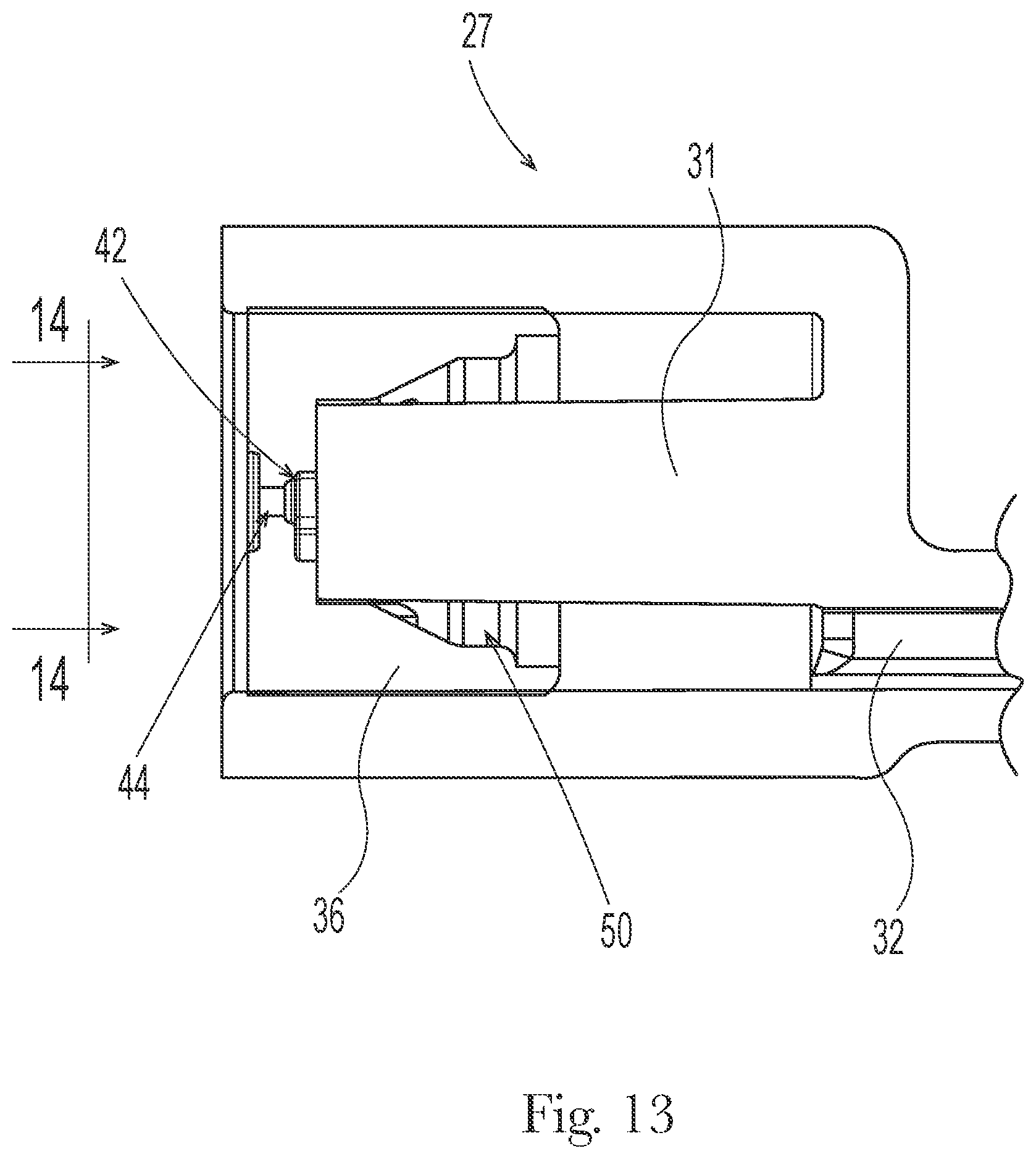 Patent US12617602 Figure 8 – Aerosol dispenser and nozzle with reduced drip