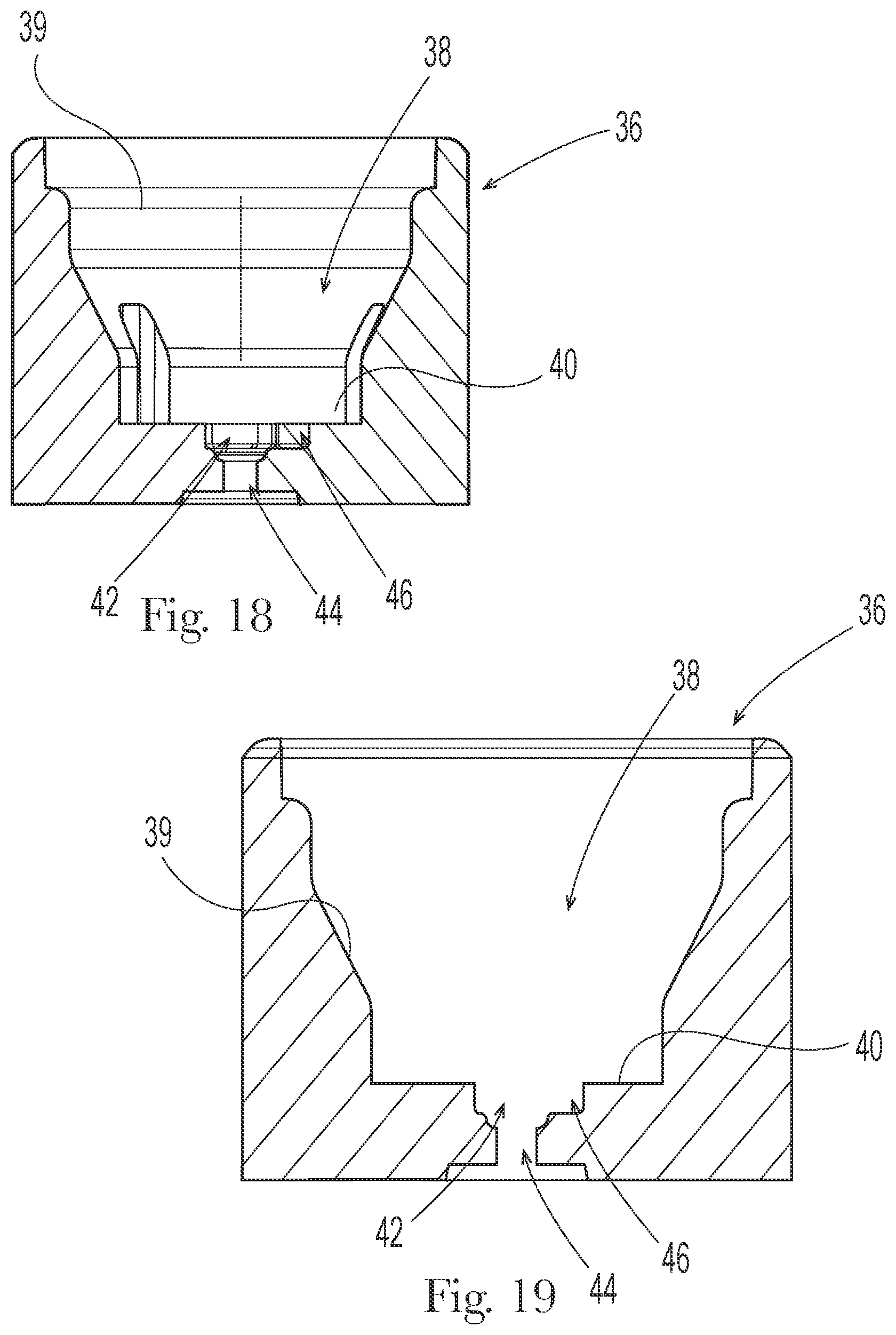 Patent US12617602 Figure 11 – Aerosol dispenser and nozzle with reduced drip