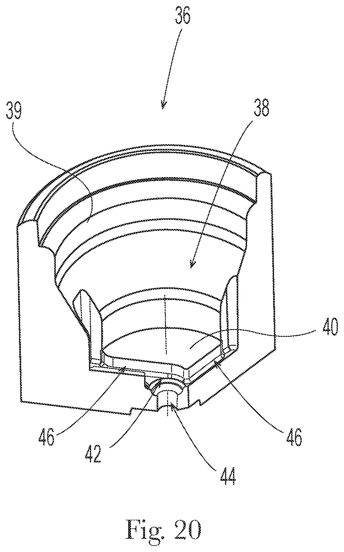 Patent US12617602 Figure 12 – Aerosol dispenser and nozzle with reduced drip