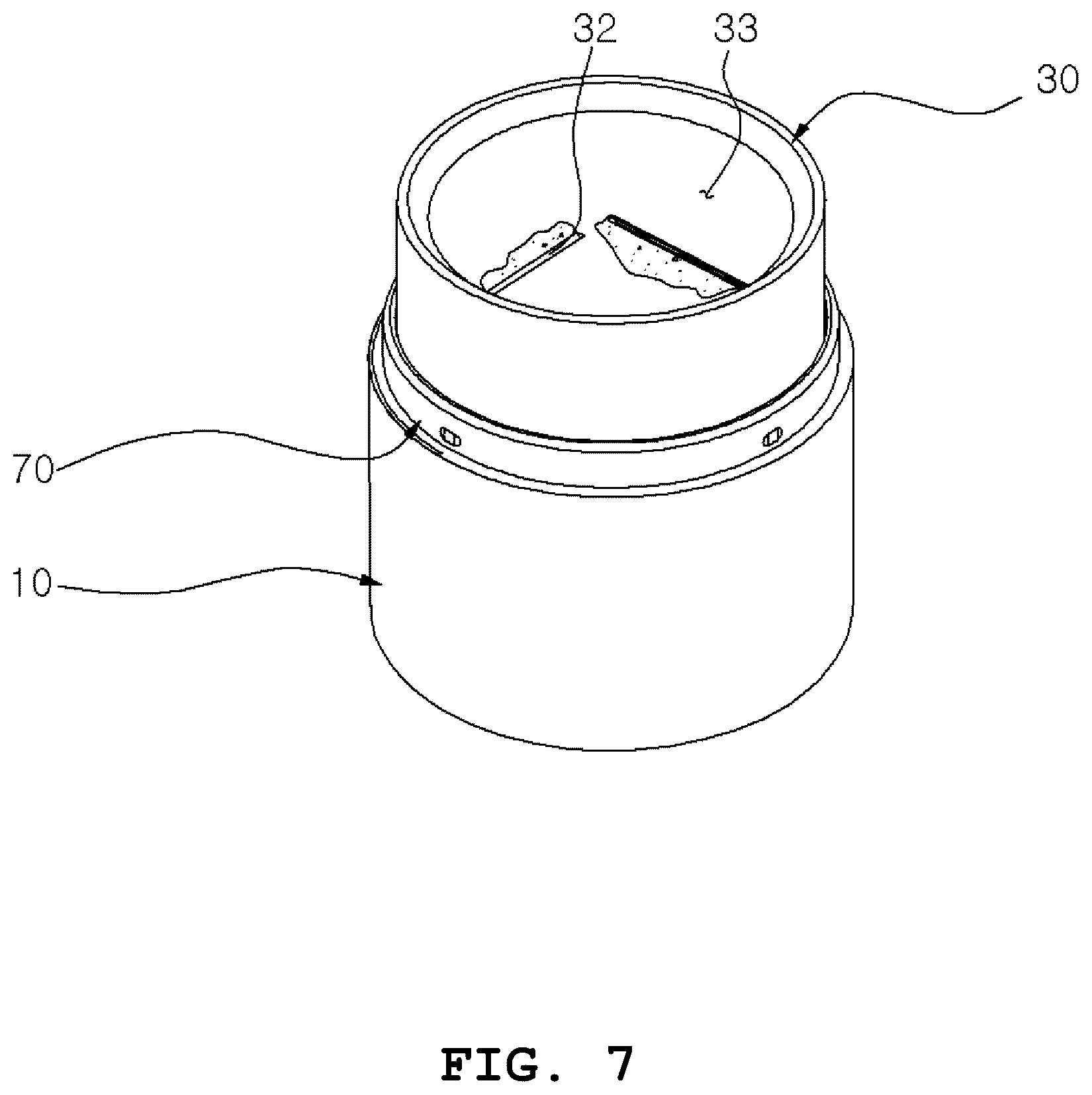 Patent US12617603 Figure 7 – Rotational discharge-type cosmetic container