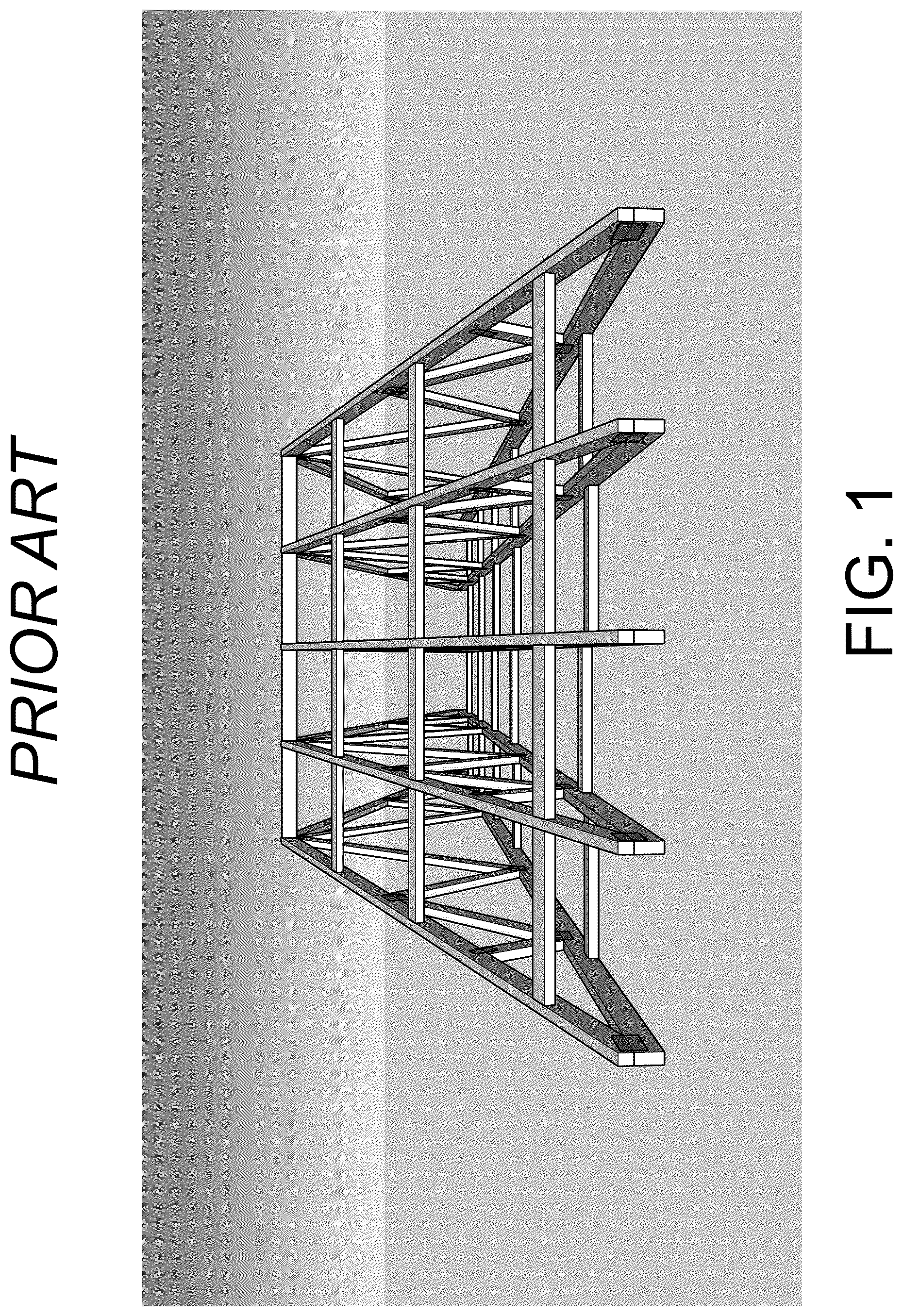 Patent US12617606 Figure 1 – Prefabricated truss construction modules