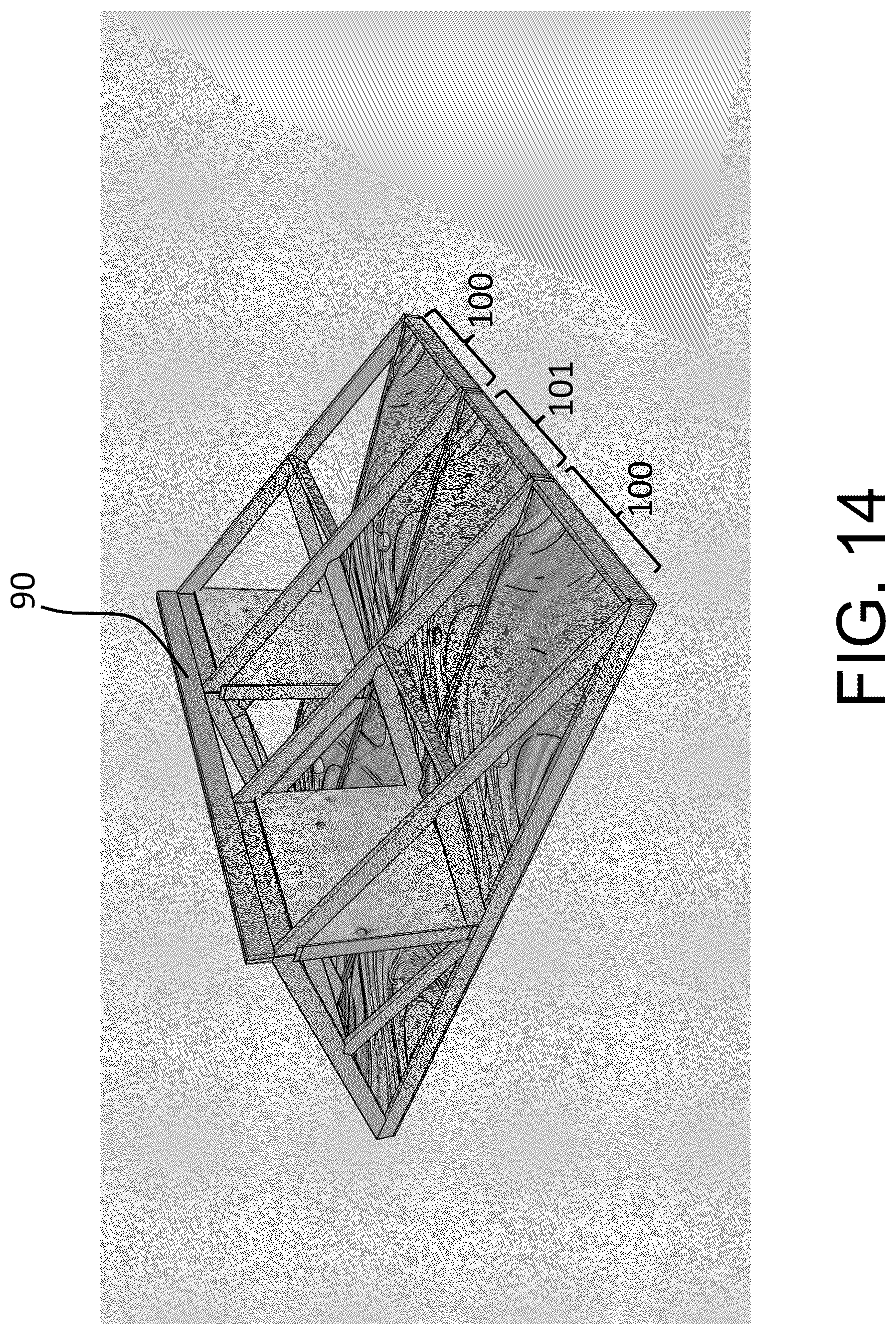 Patent US12617606 Figure 14 – Prefabricated truss construction modules