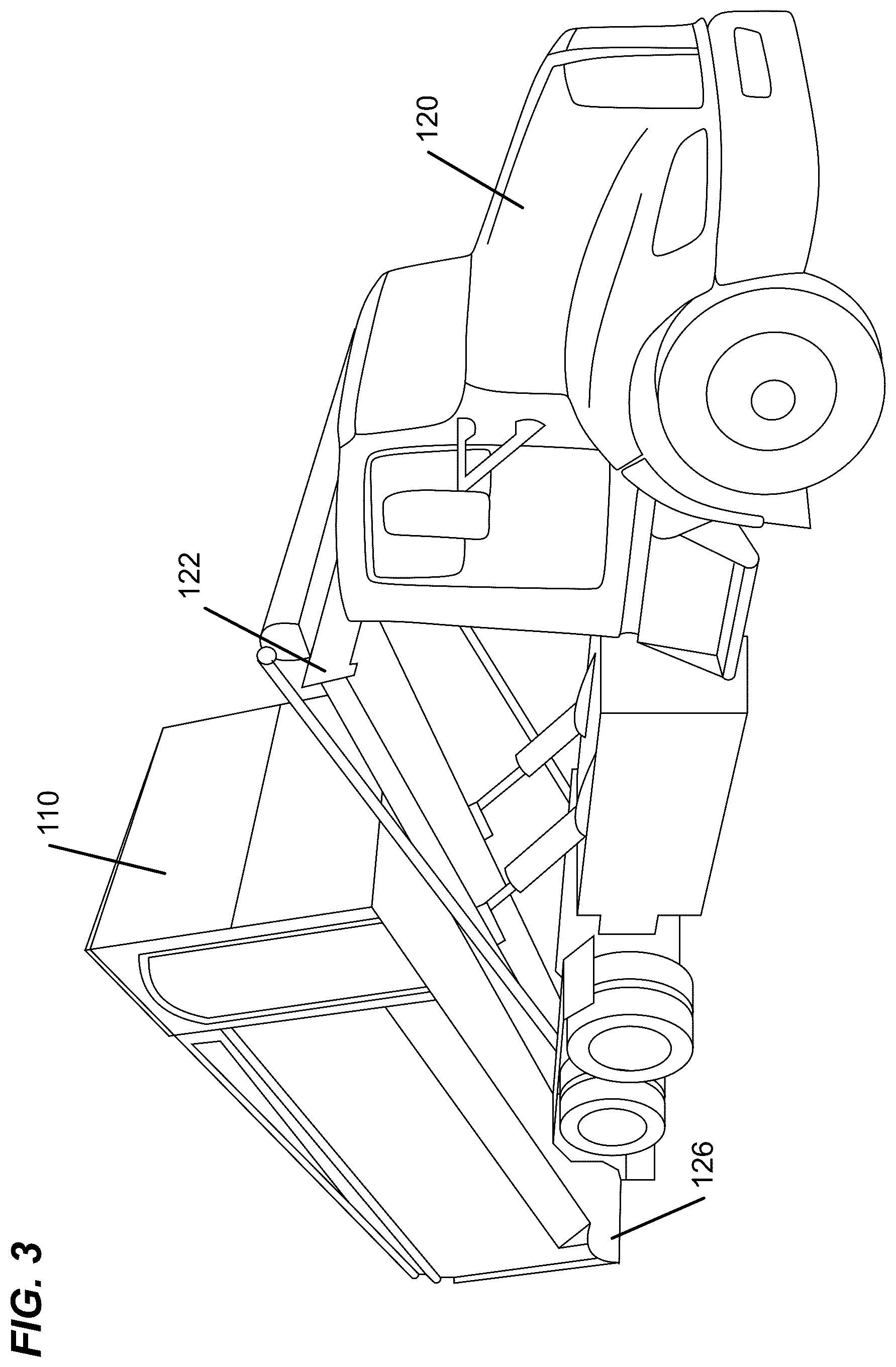 Patent US12617607 Figure 3 – Covered dumpster and portable toilet system
