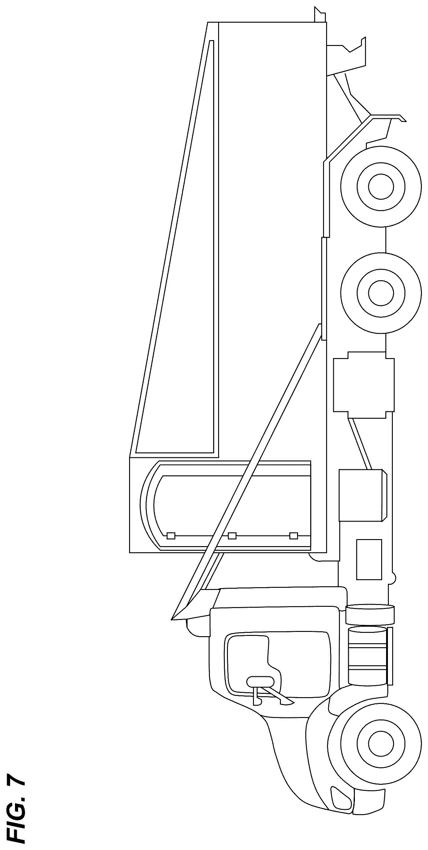 Patent US12617607 Figure 7 – Covered dumpster and portable toilet system
