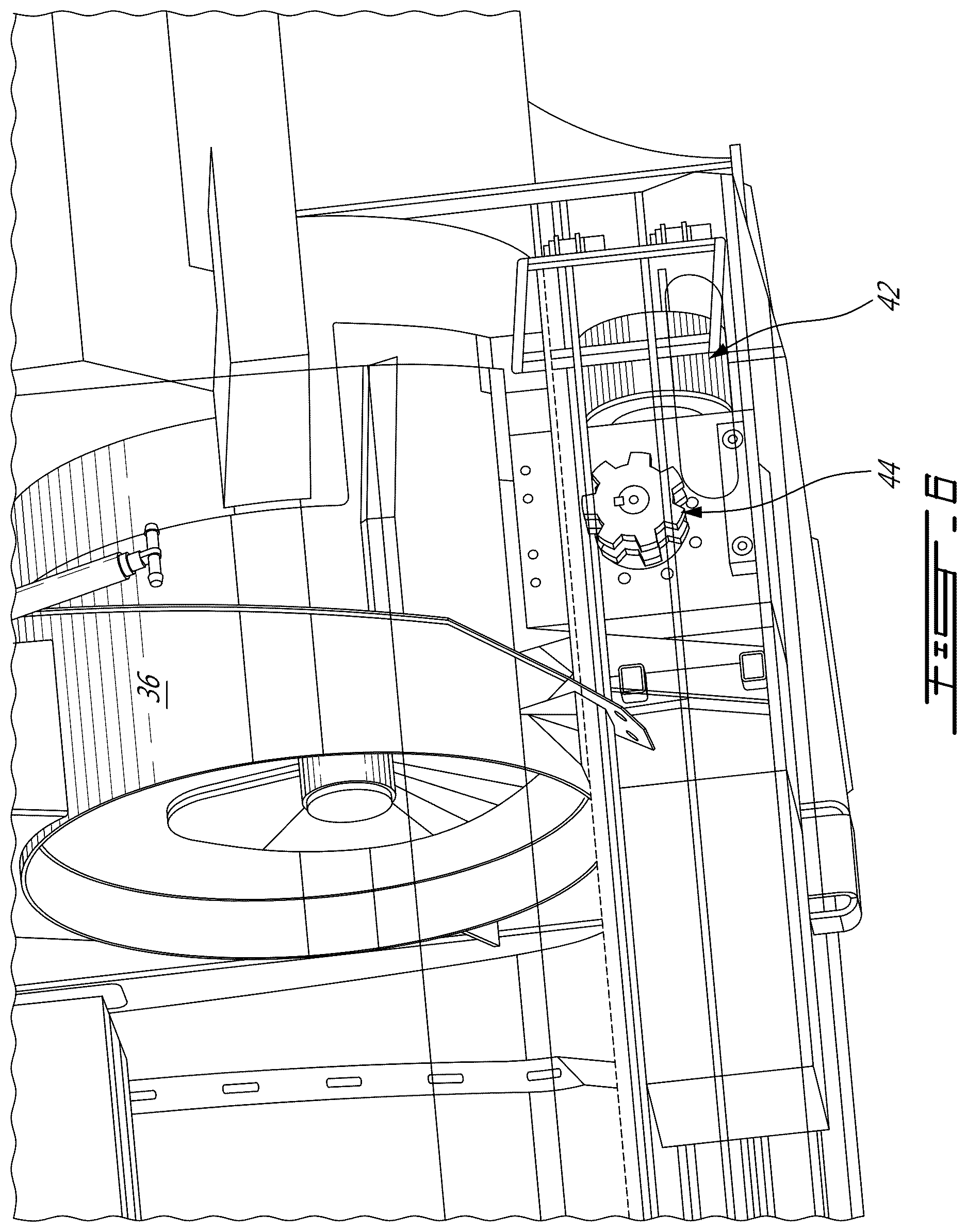 Patent US12617608 Figure 6 – Pack through eject panel