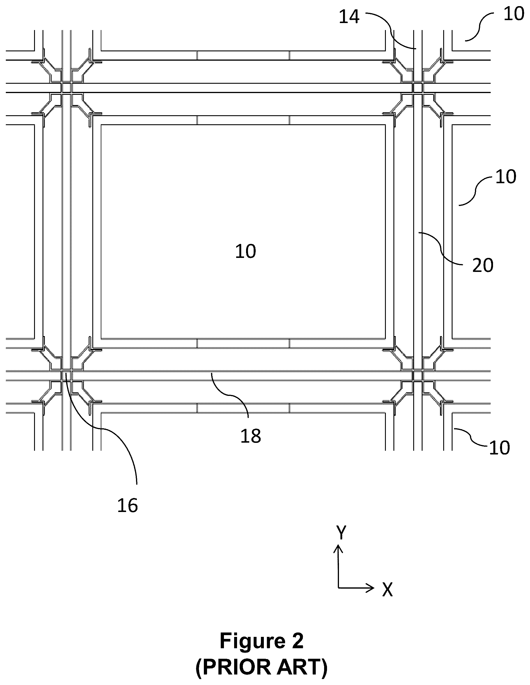 Patent US12617610 Figure 2 – Grid framework structure
