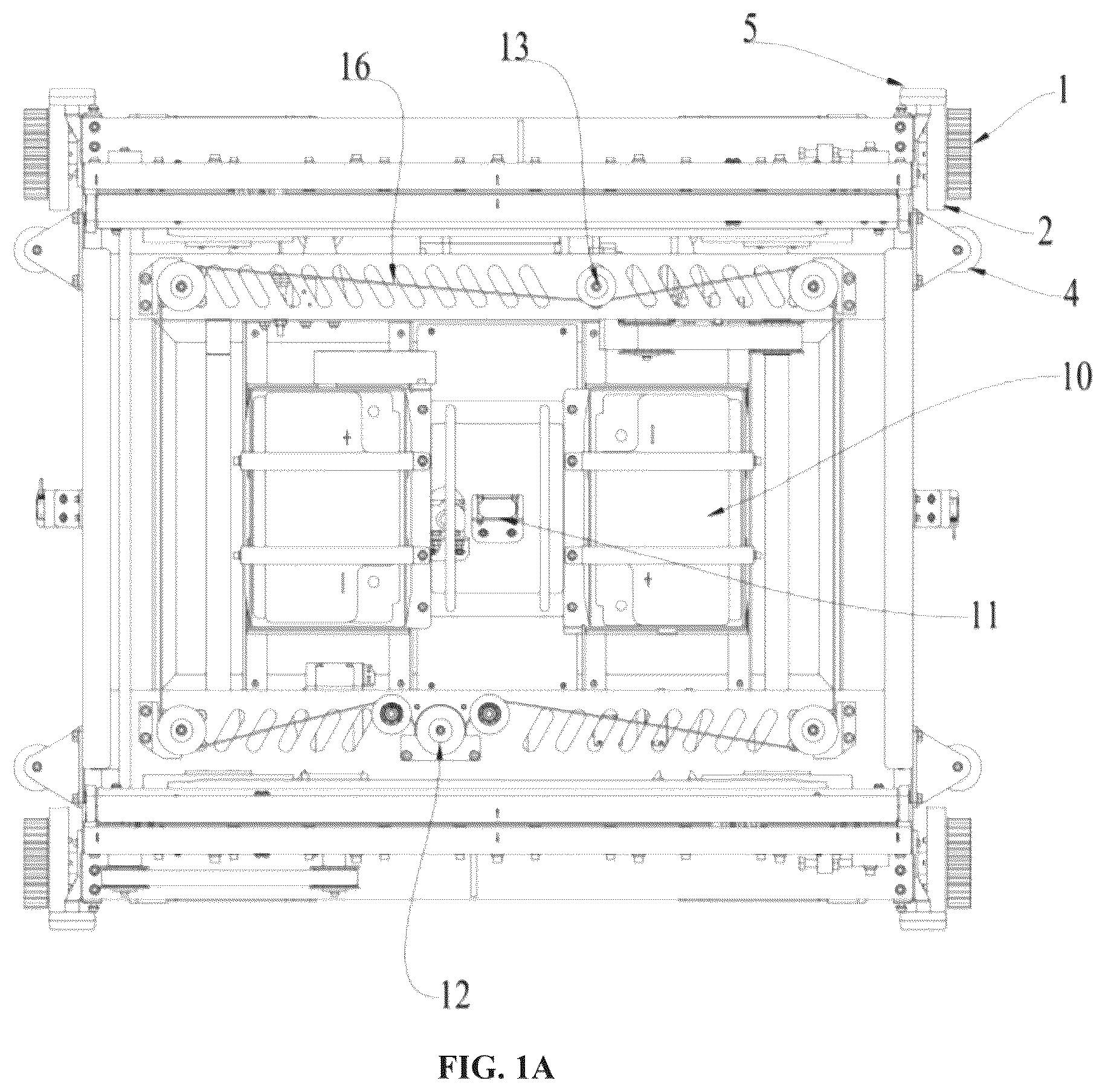 Patent US12617612 Figure 1 – Mobile cart for storage and retrieval of payloads within a warehouse